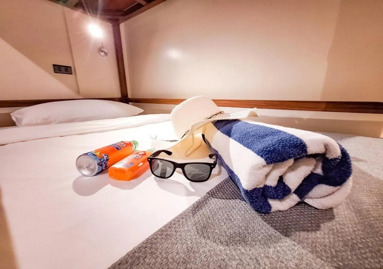 Bed in Boracay Ocean Club Beach Resort