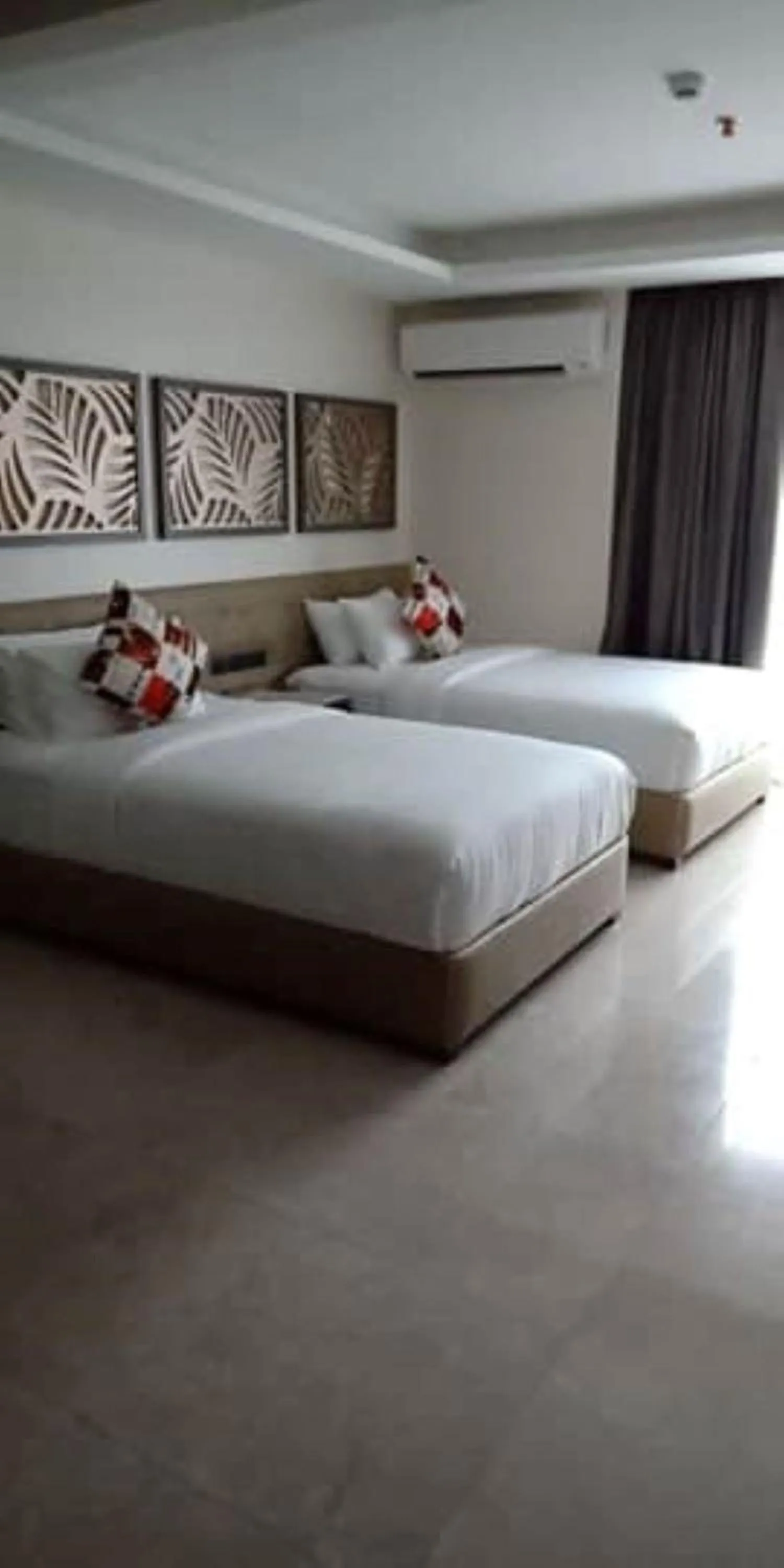 Bed in Boracay Ocean Club Beach Resort