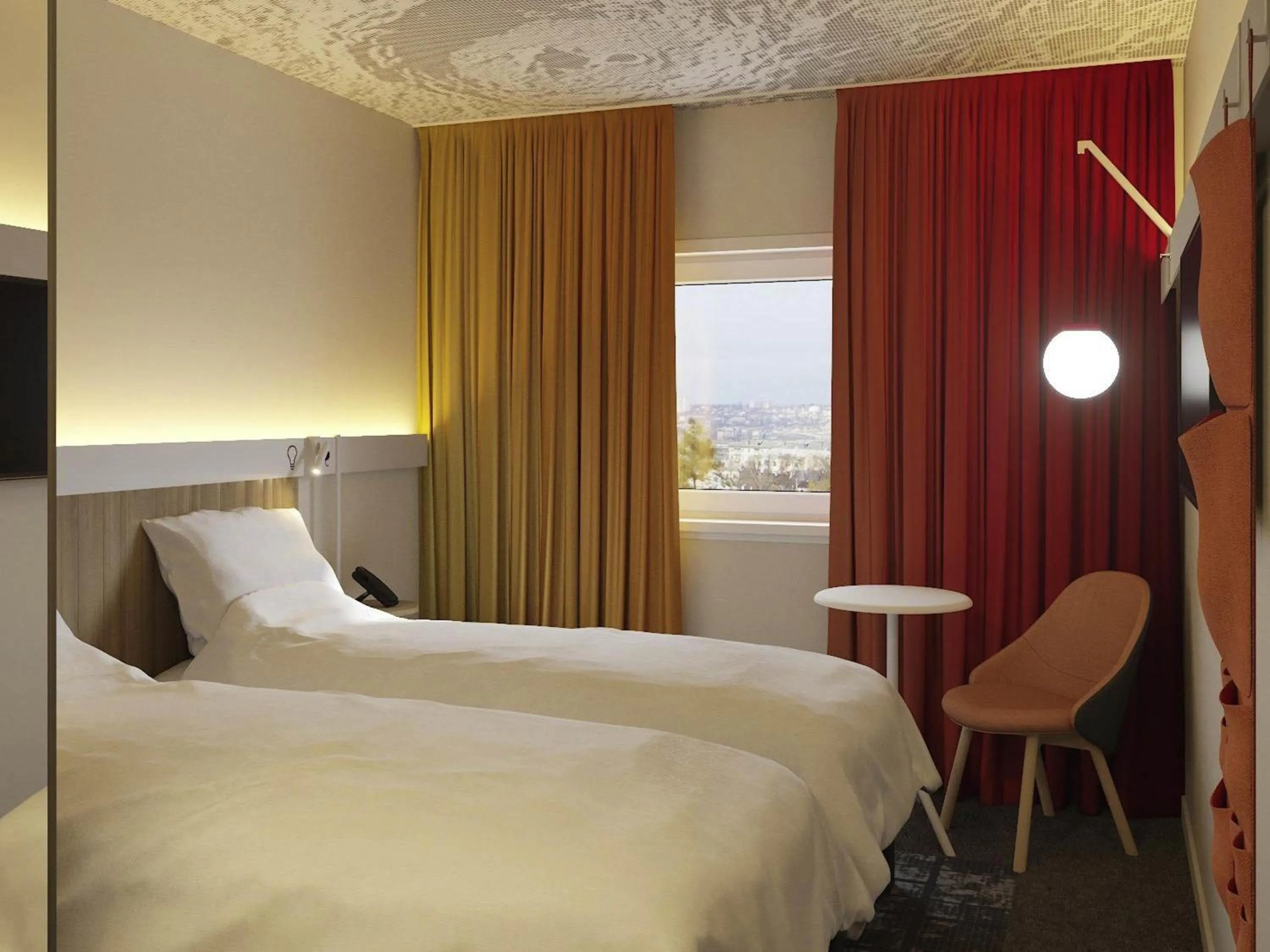 Bedroom, Bed in ibis Almaty Jetisu