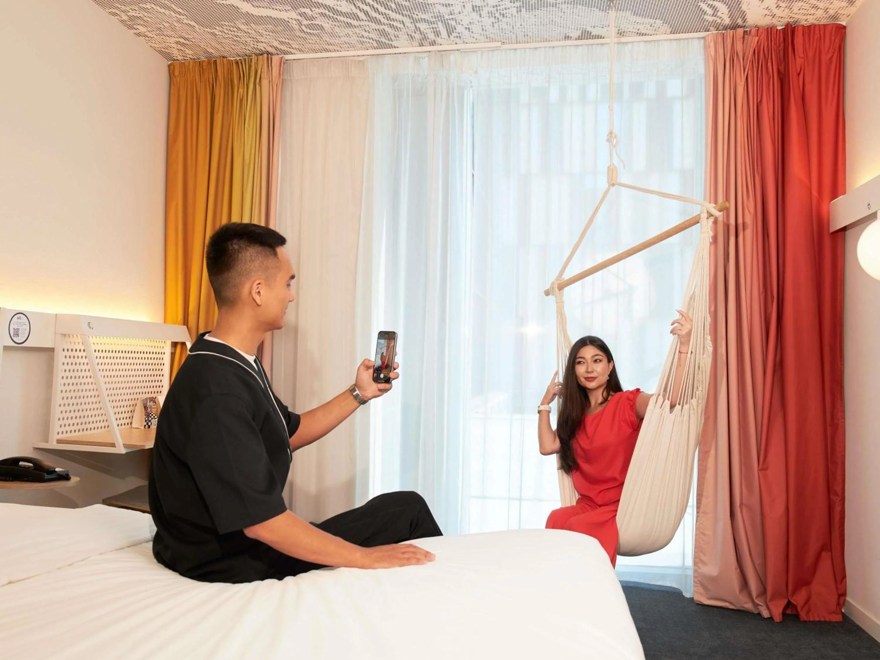 Bedroom, Bed in ibis Almaty Jetisu