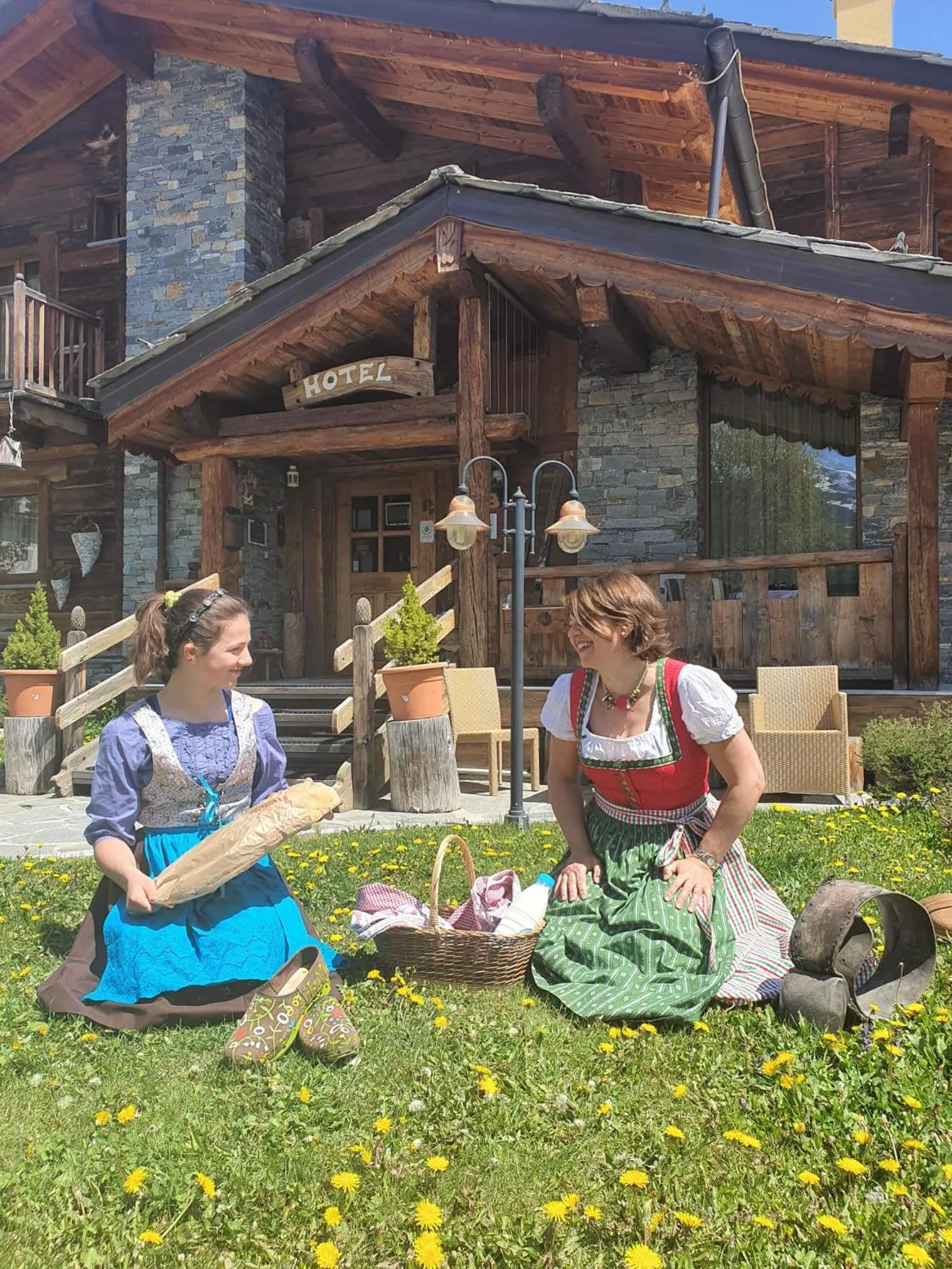 Garden in Hotel Letterario Locanda Collomb