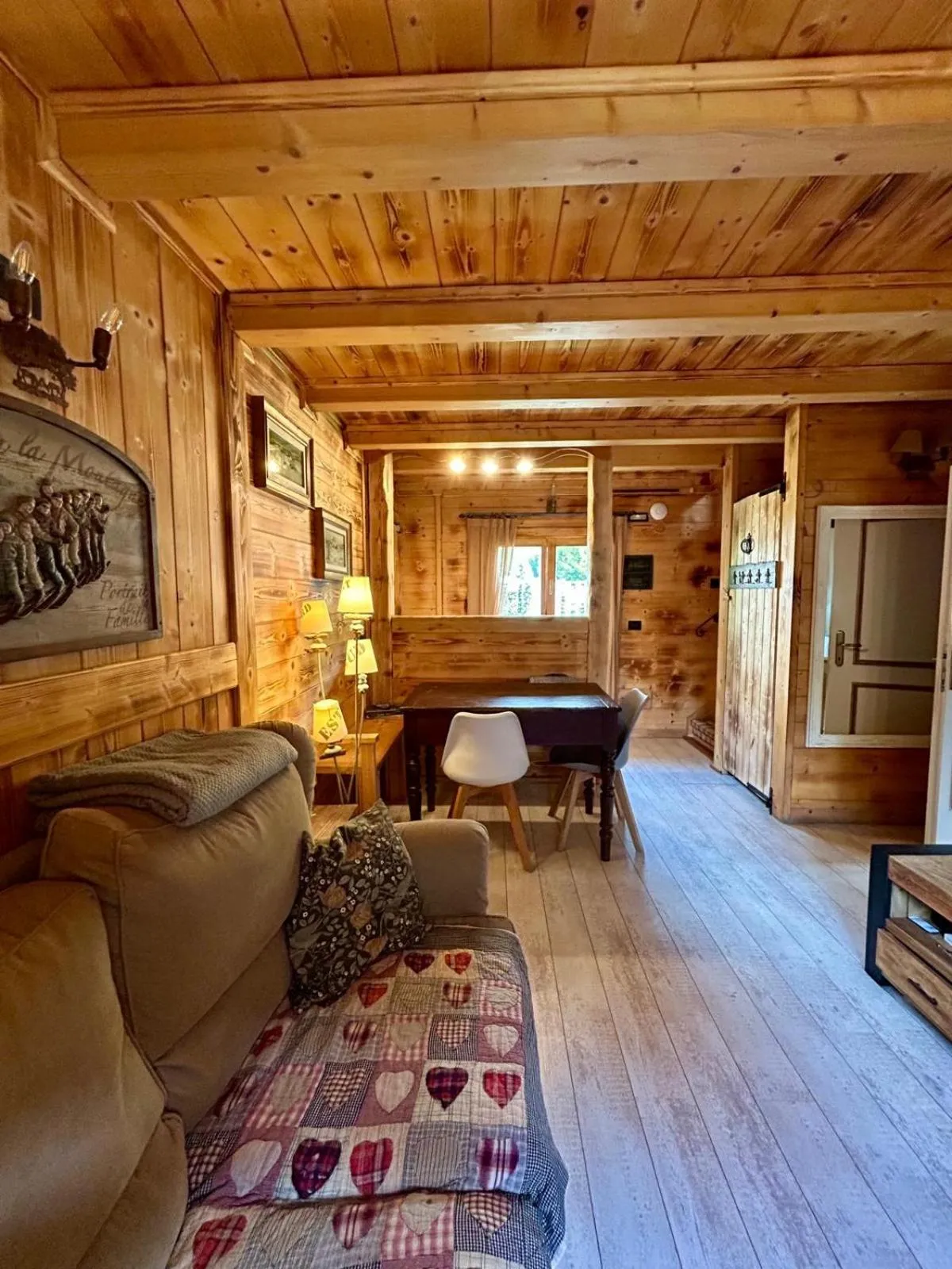 Seating area in Hotel Letterario Locanda Collomb