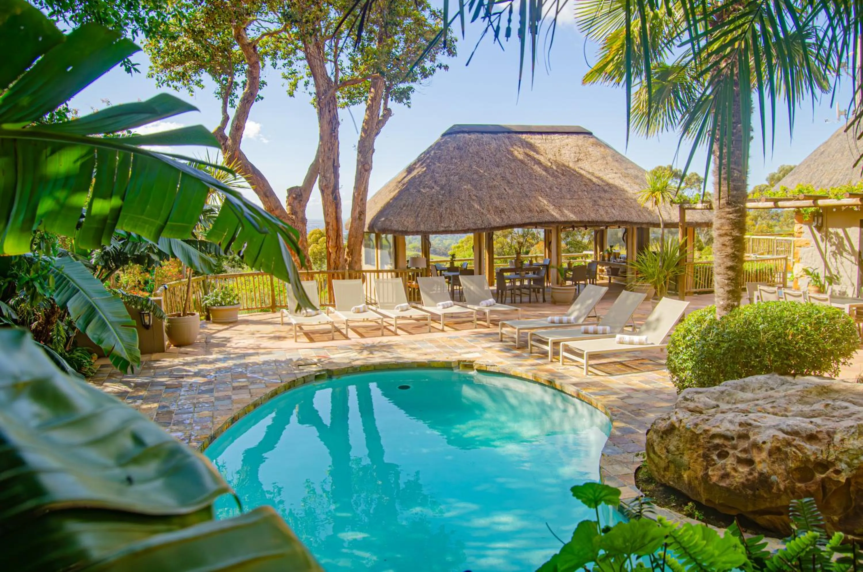 Garden in Ikhaya Safari Lodge