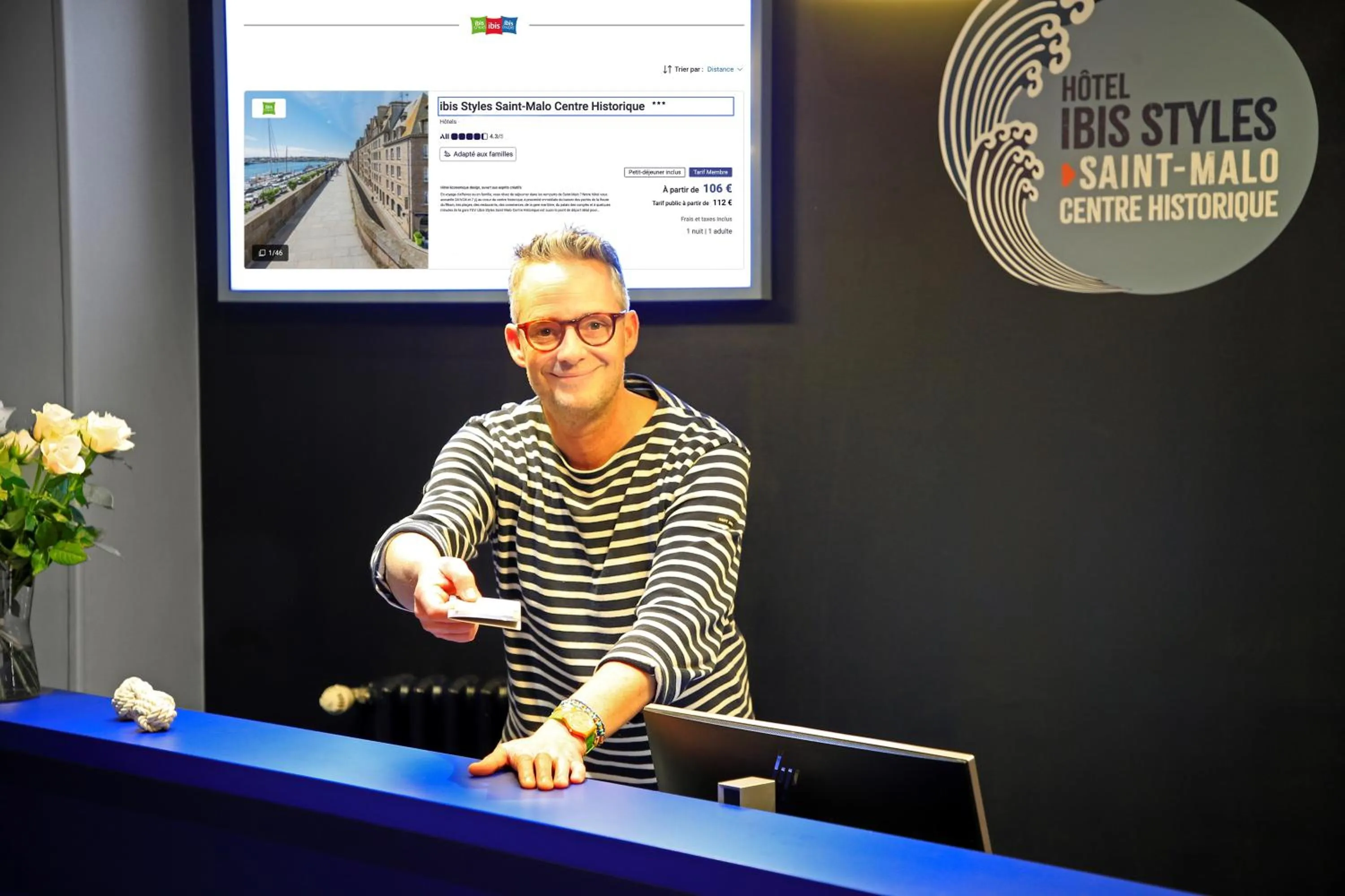 Staff in ibis Styles Saint Malo Centre Historique