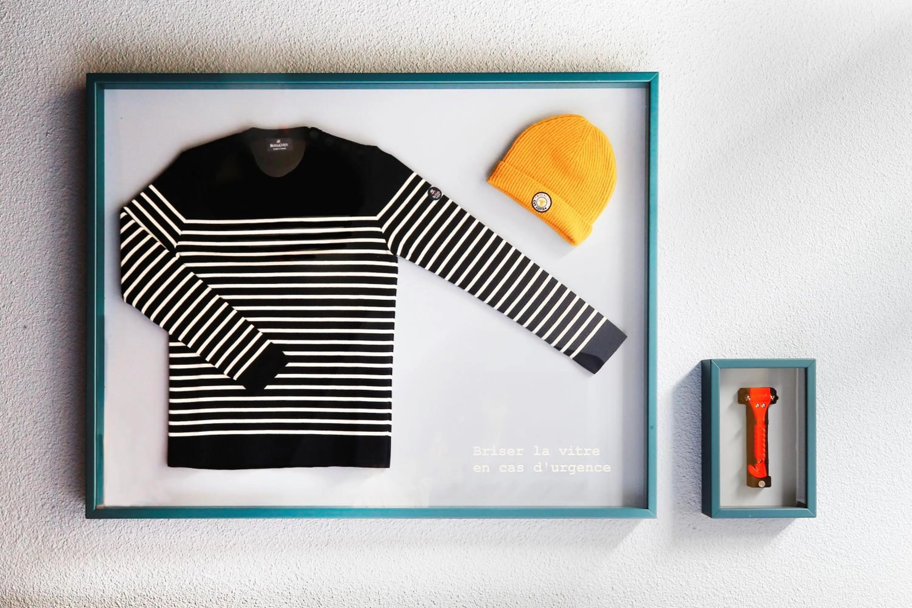 Decorative detail in ibis Styles Saint Malo Centre Historique