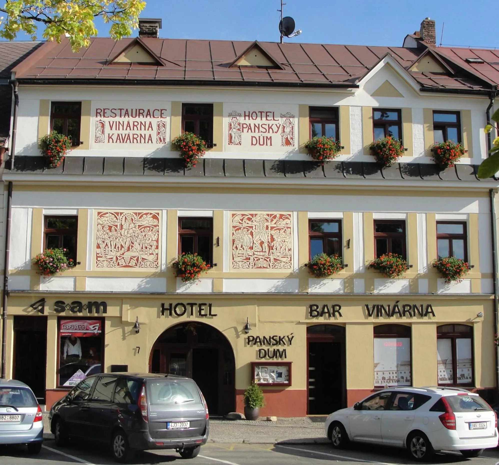 Facade/entrance in Hotel Panský dům