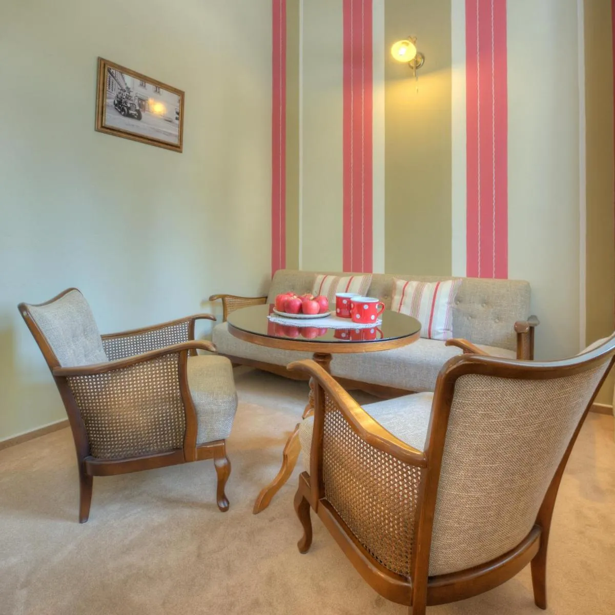 Seating area in Hotel Panský dům