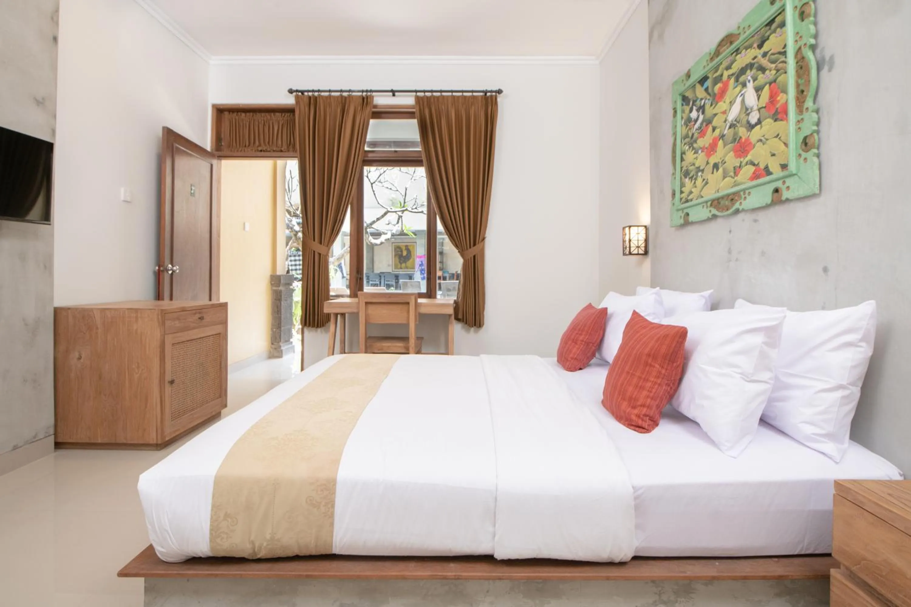 Bedroom, Bed in Villa Bunga Hotel