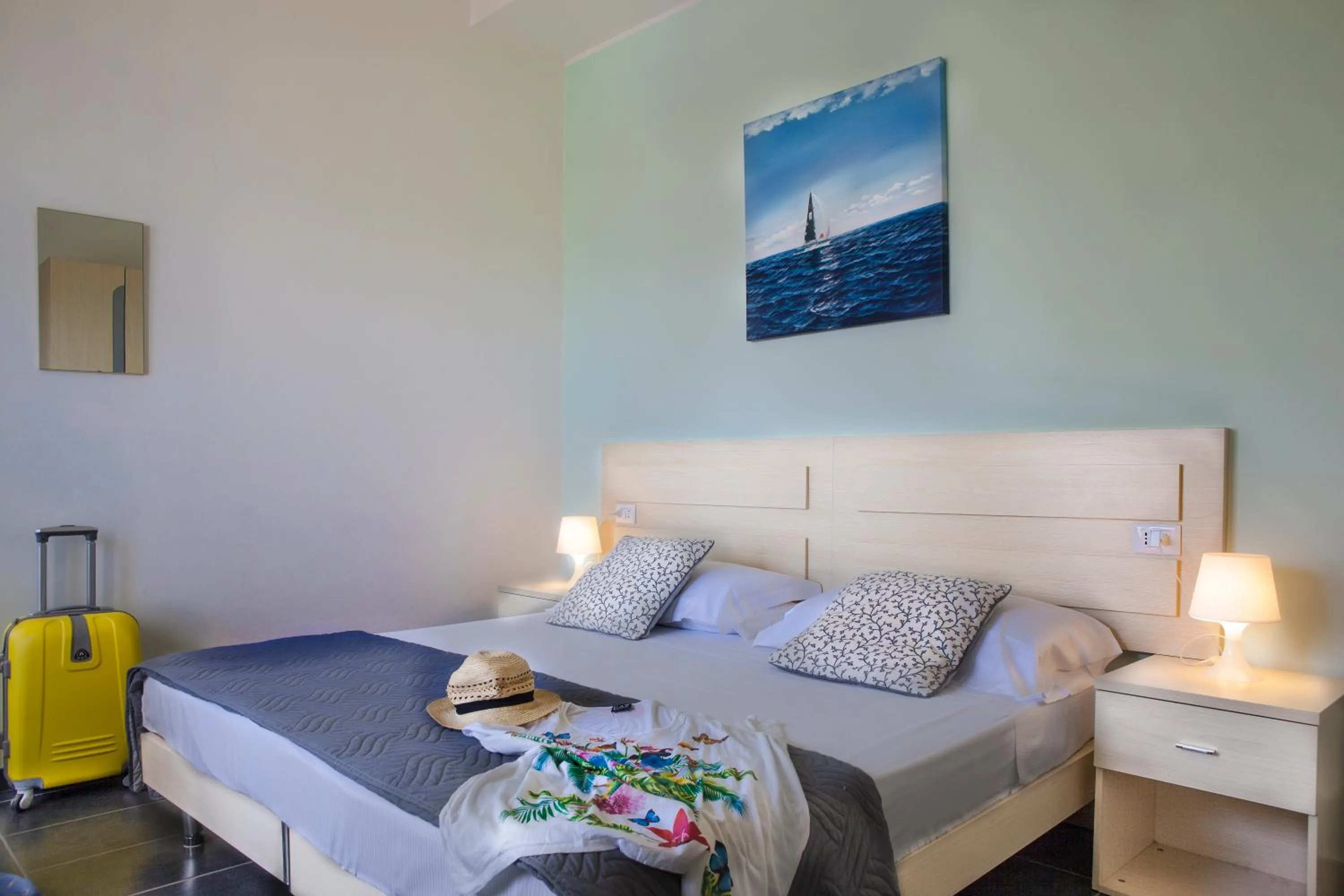 Bed in Hotel Spiaggia Marconi