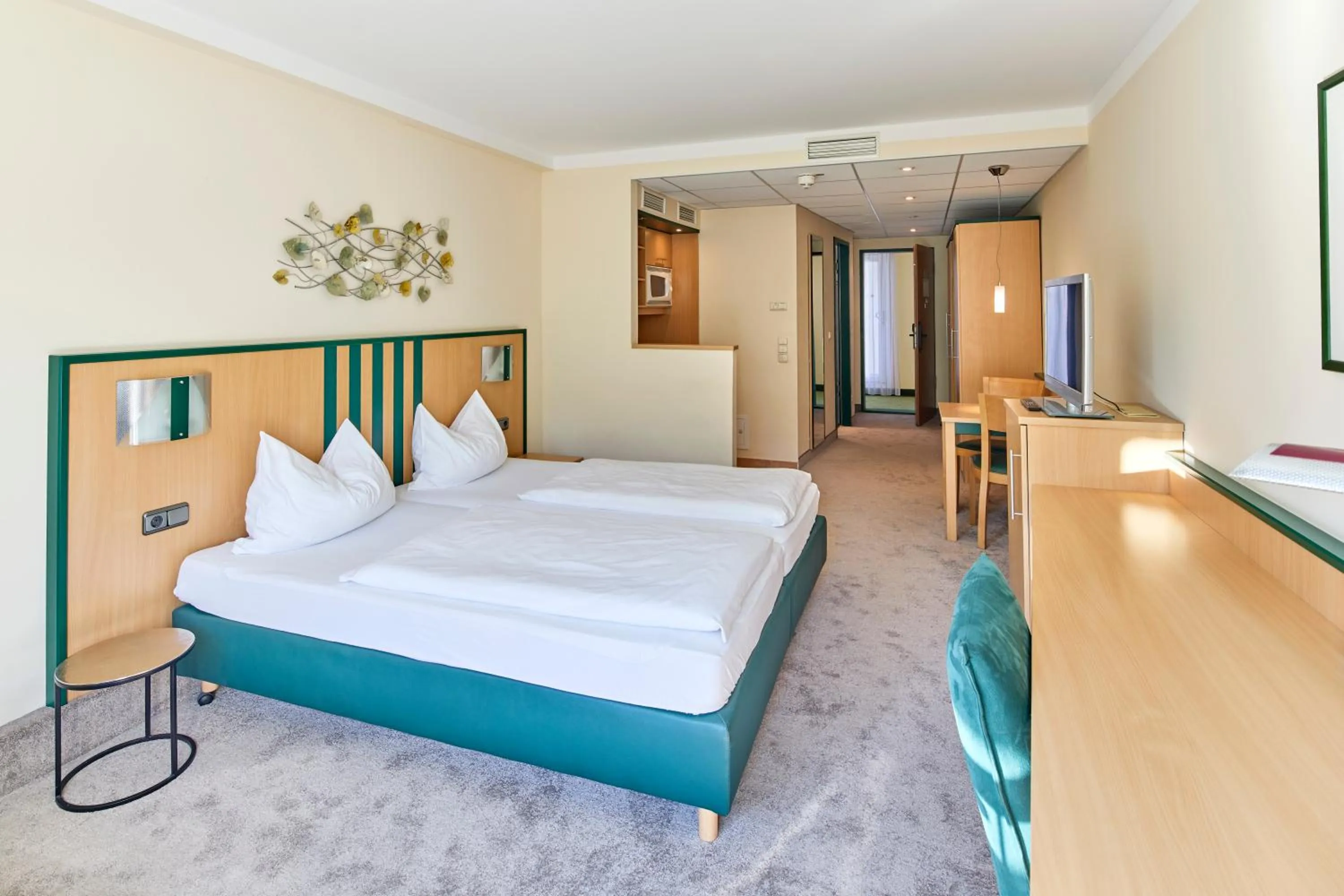 Bed in Apartments Aschheim