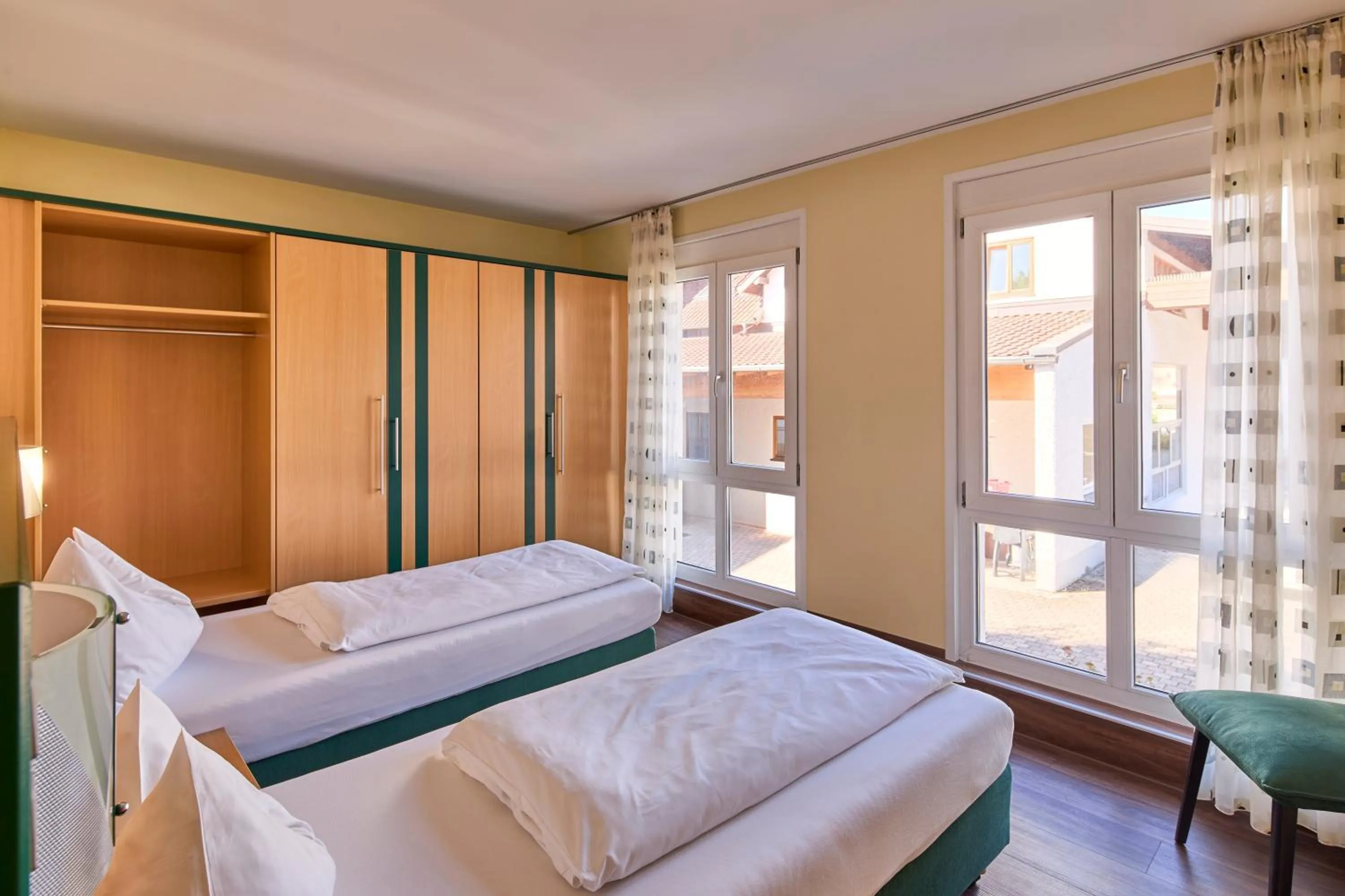 Bedroom, Bed in Apartments Aschheim