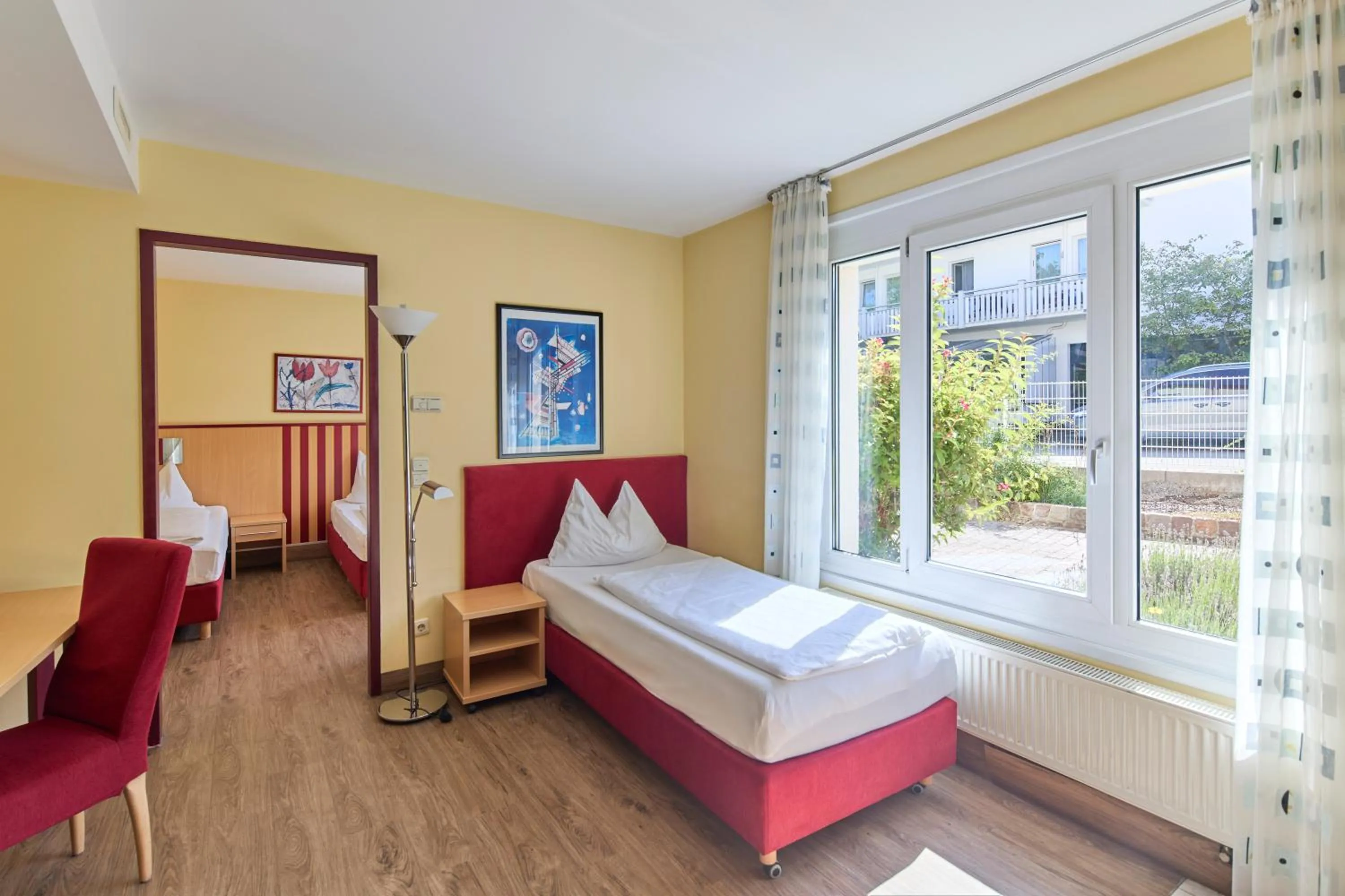 Bed in Apartments Aschheim