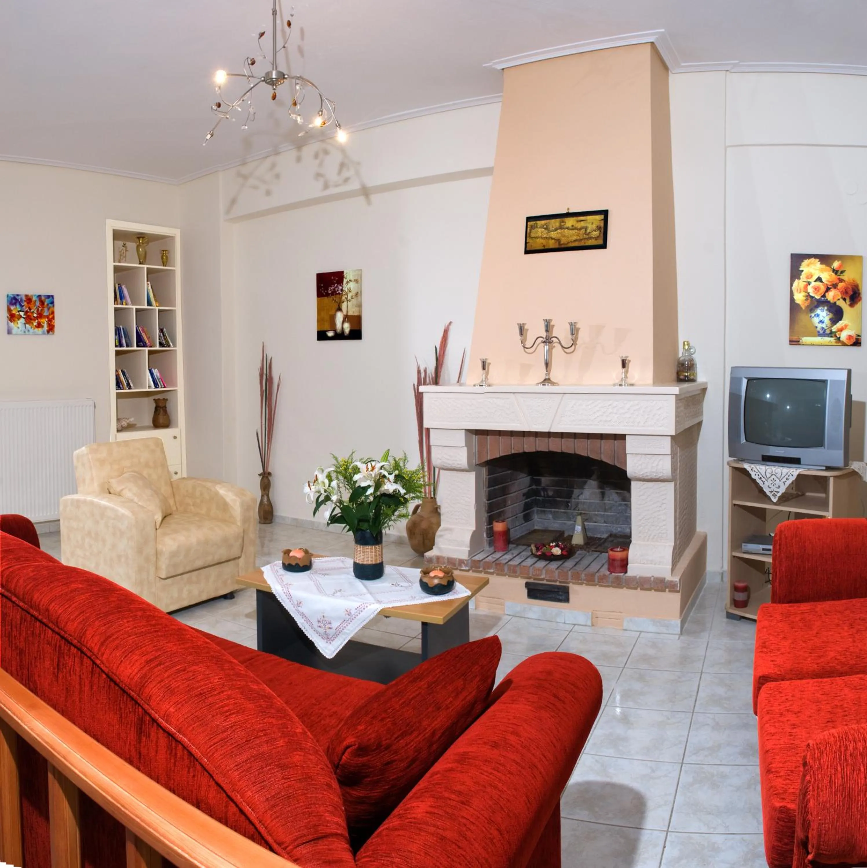 Living room in Christina Apartments