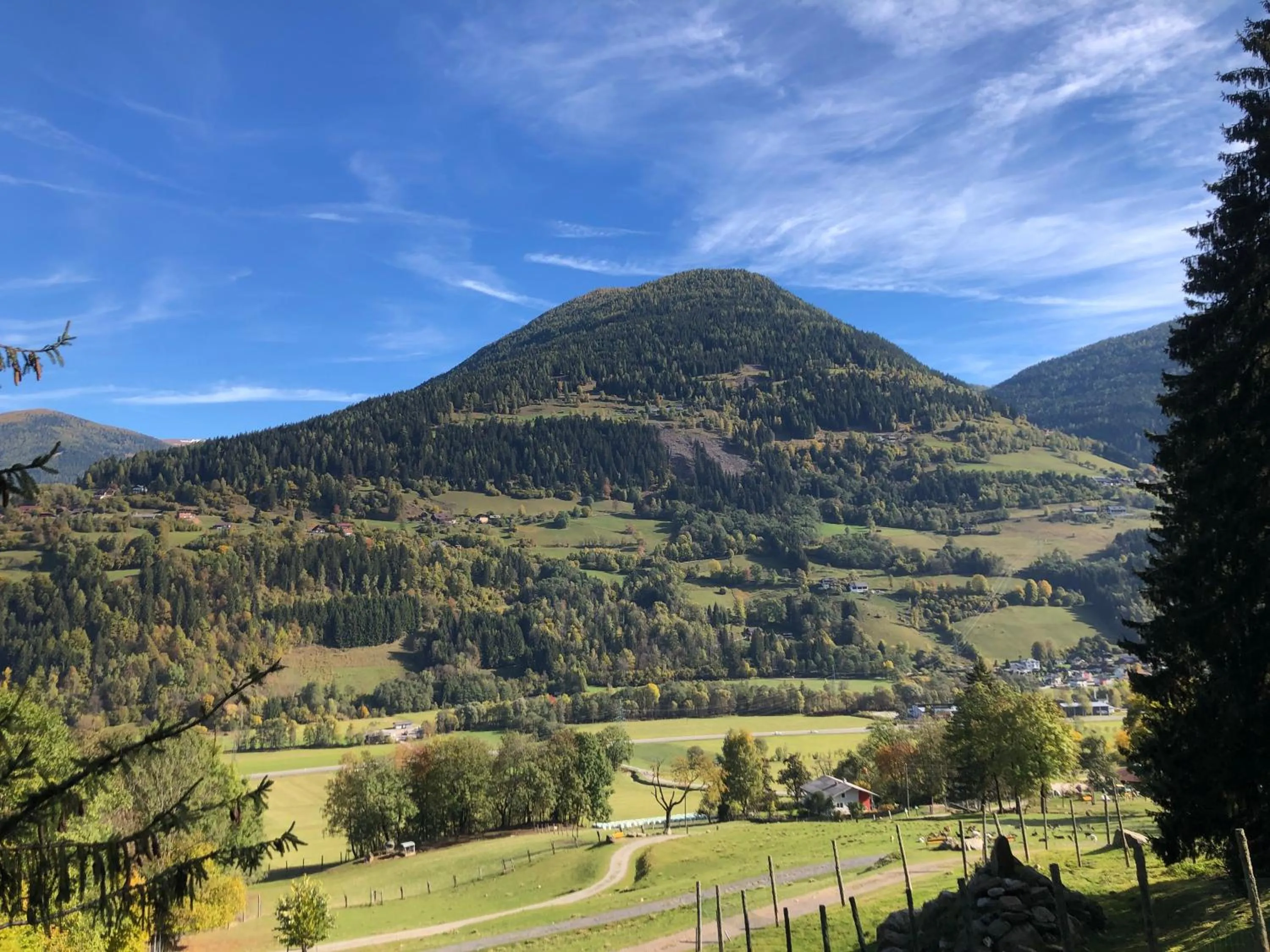 Mountain view in Pension Julia