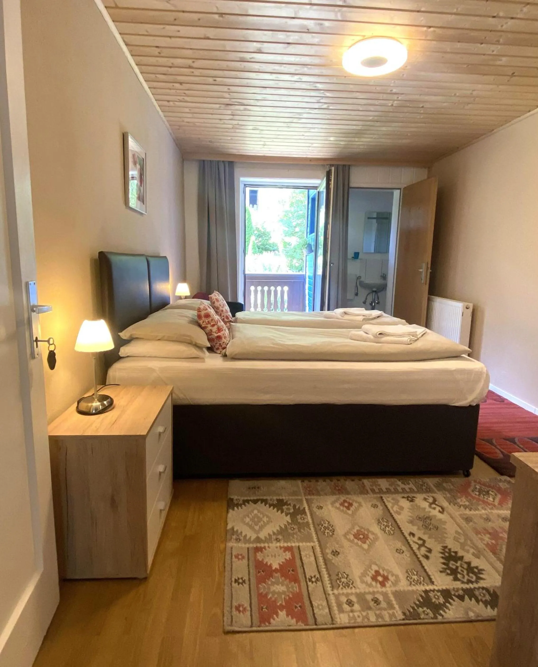 Bedroom, Bed in Pension Julia