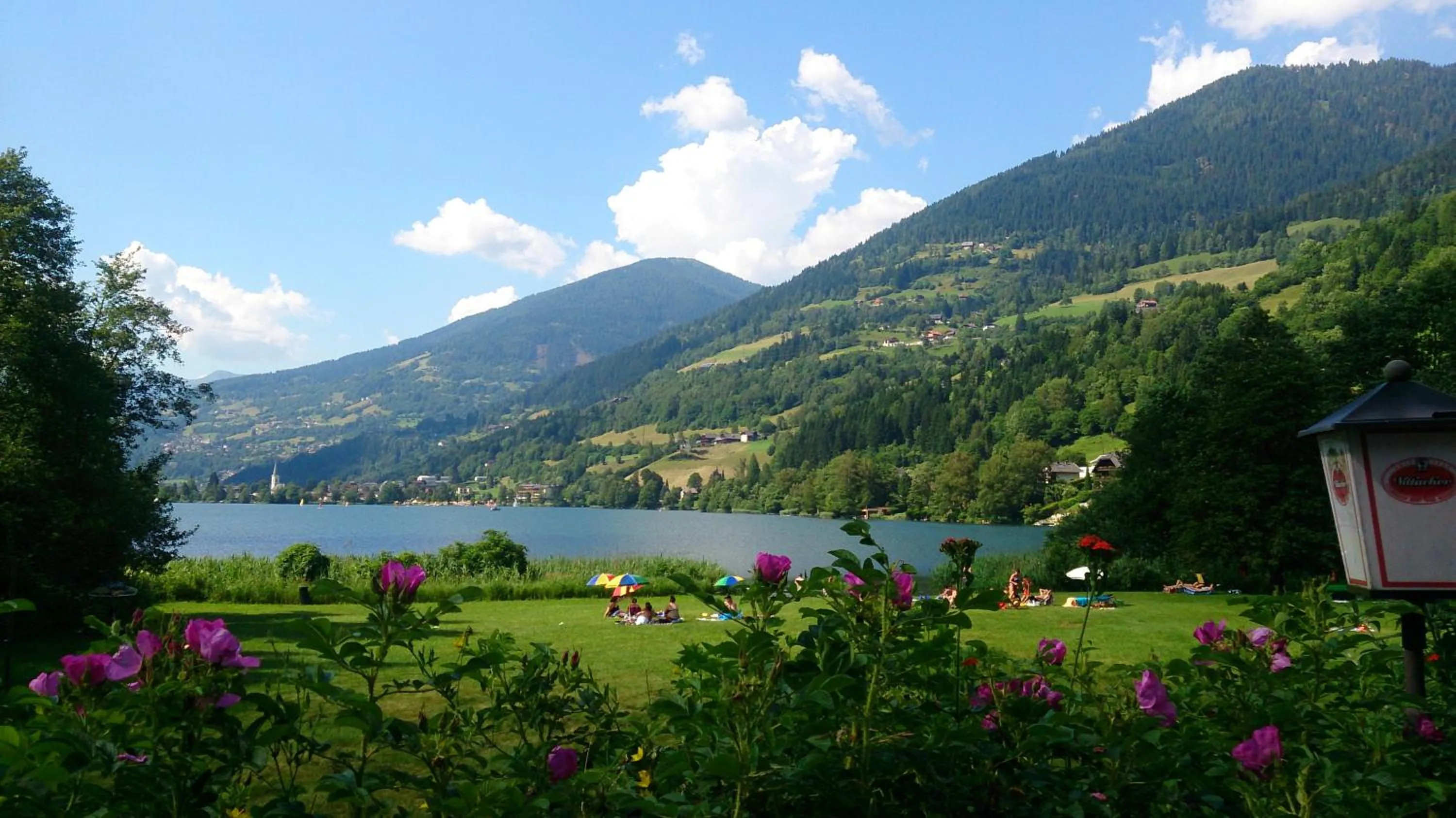 Lake view in Pension Julia