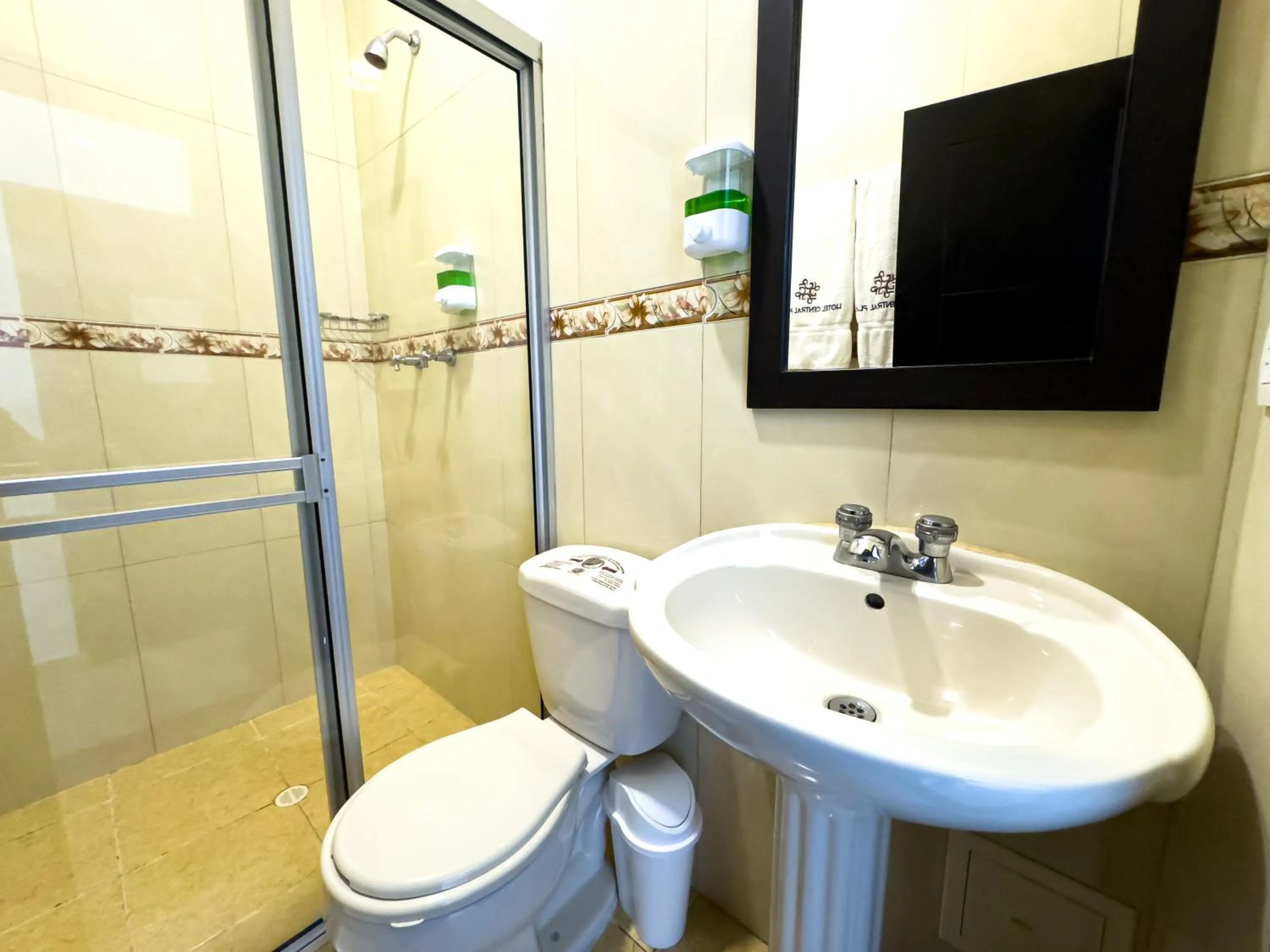 Shower in Hotel Central Plaza Medellin