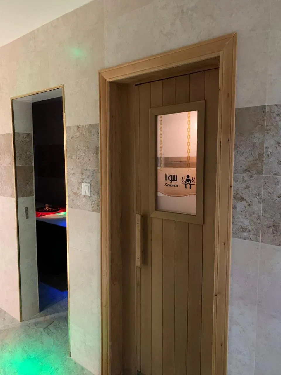 Sauna in Qaser Al Hamra by Warwick