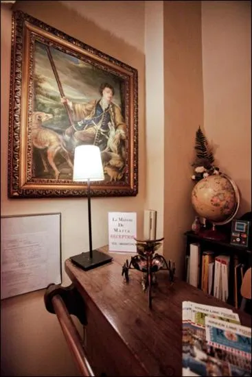 Decorative detail in Maison de Marta