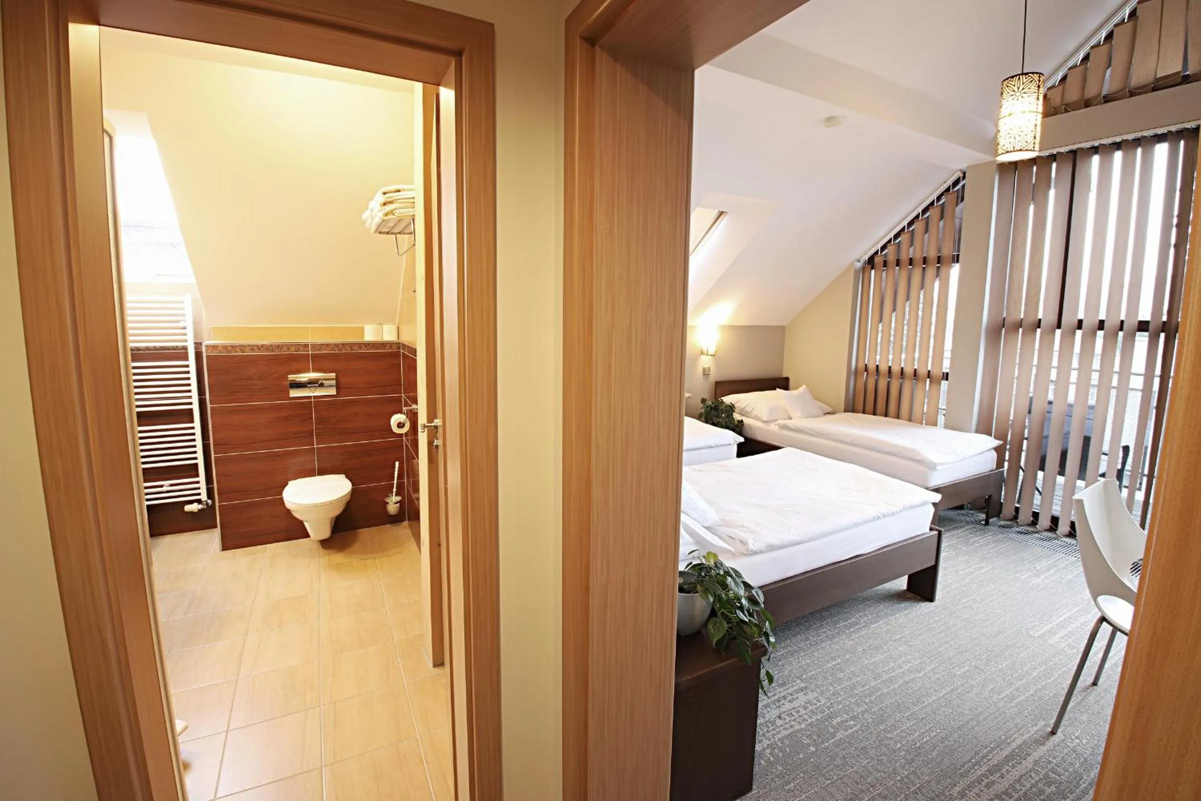 Bed in Apart Hotel Jablonec