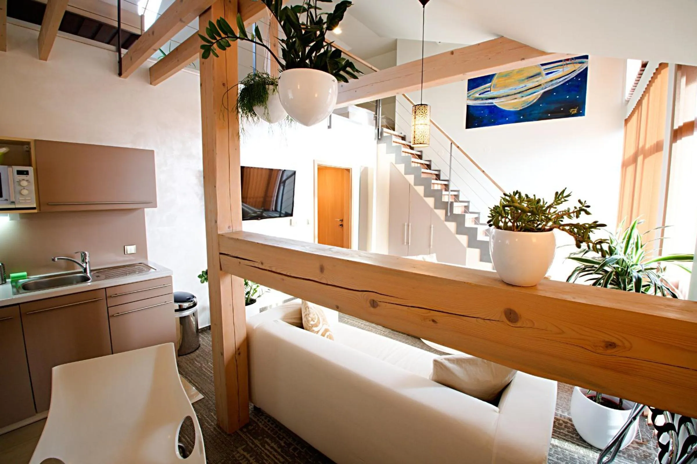 Kitchen or kitchenette in Apart Hotel Jablonec