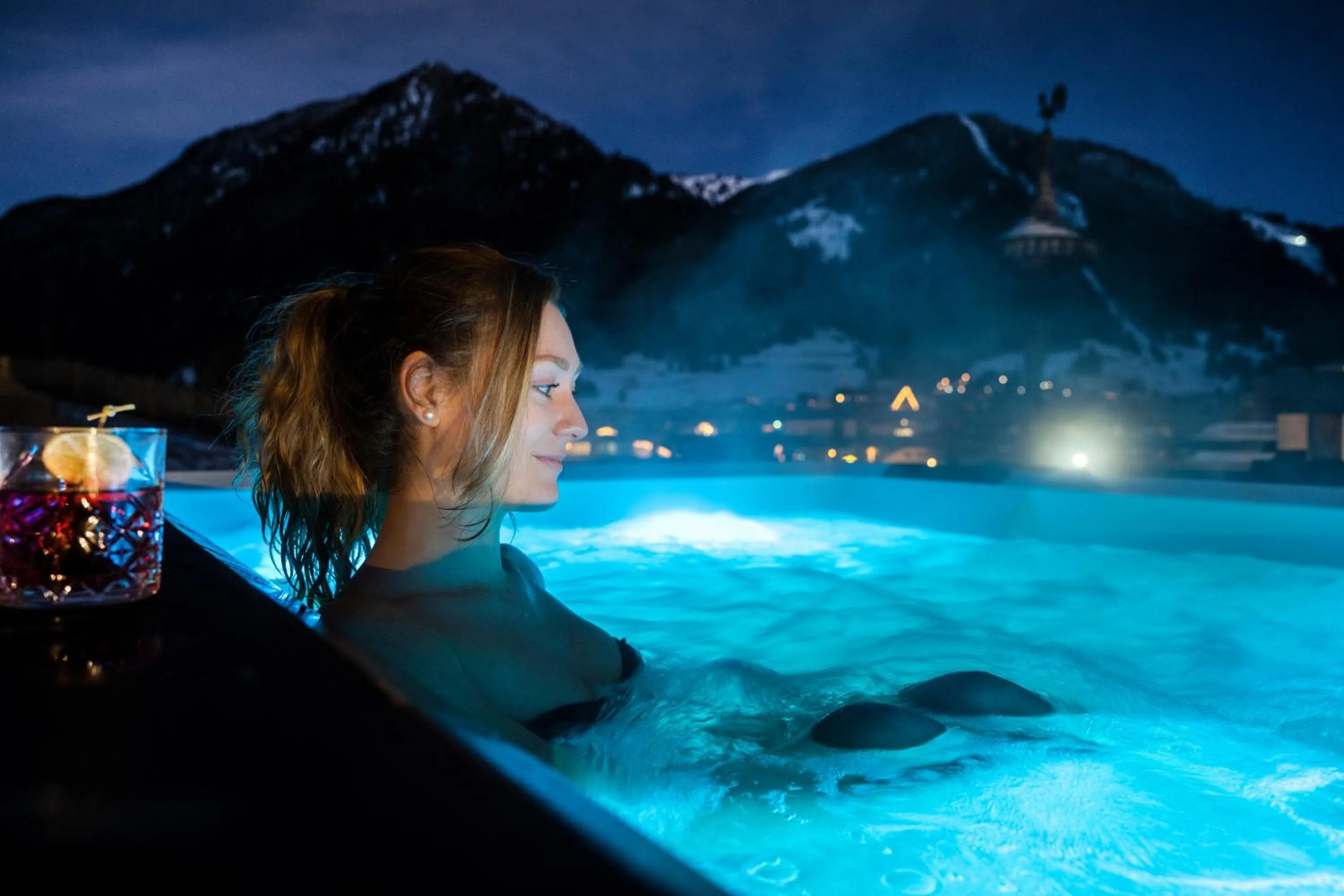 Hot Tub in Ladinia Dolomites View - Adults Only