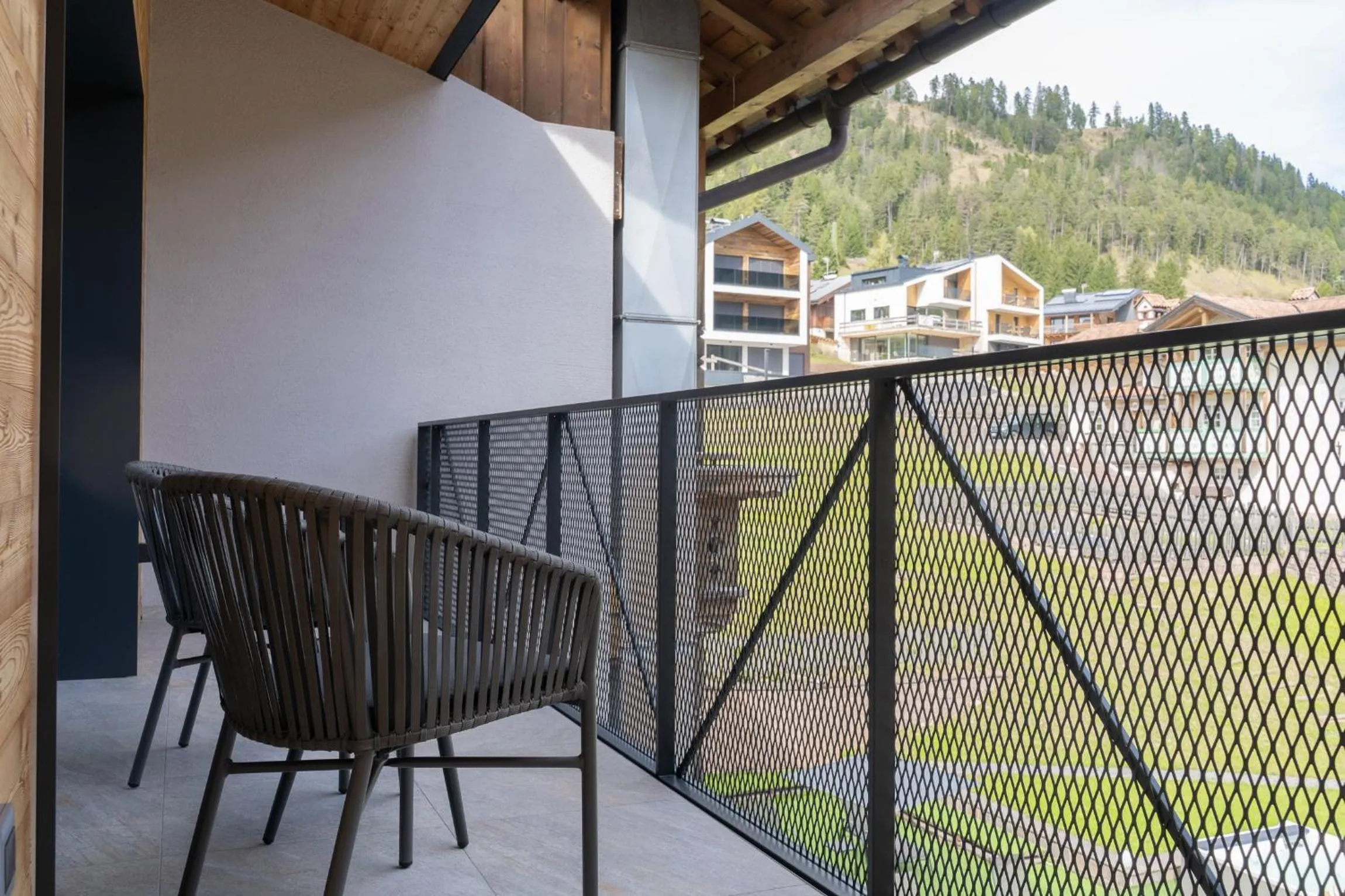 Balcony/Terrace in Ladinia Dolomites View - Adults Only