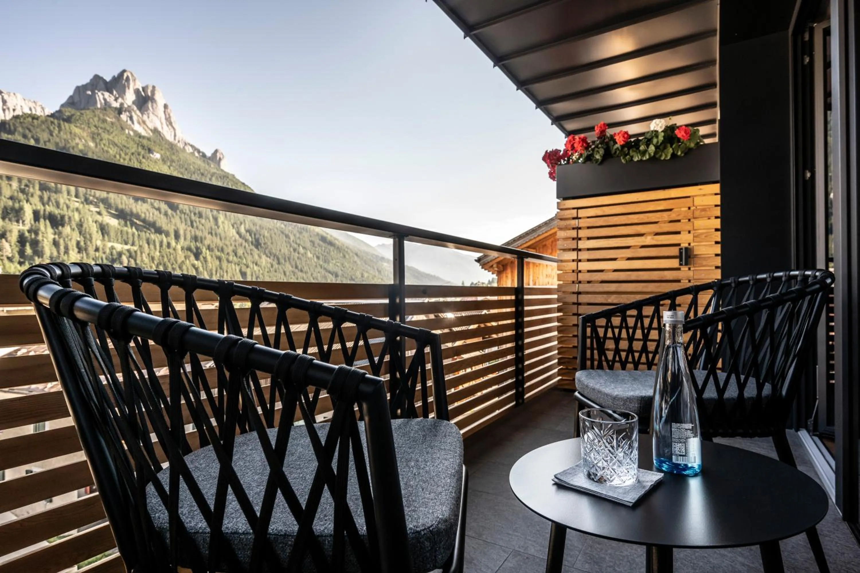 Balcony/Terrace in Ladinia Dolomites View - Adults Only