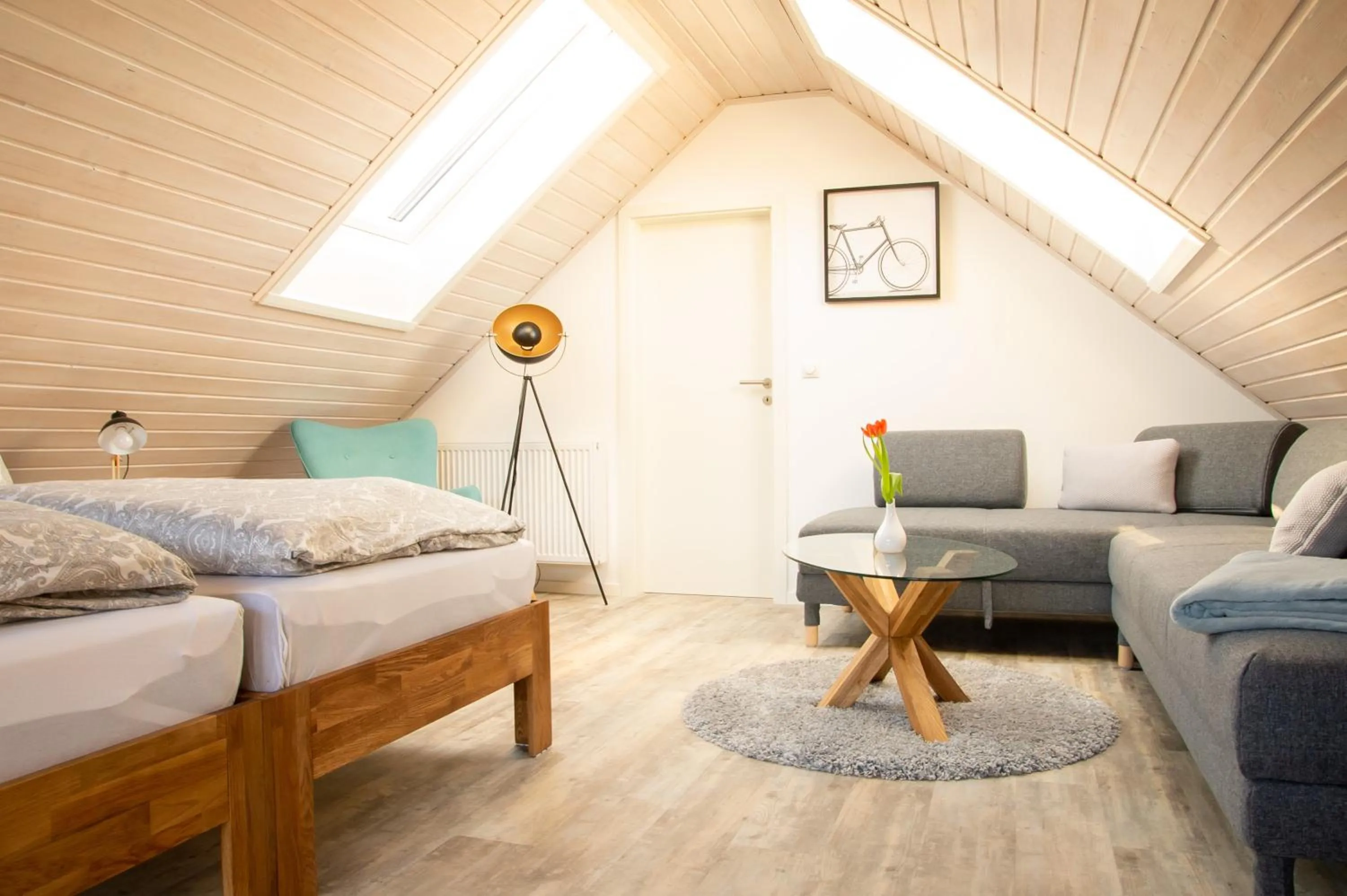 Bedroom, Bed in Appartement Ludwigskanal