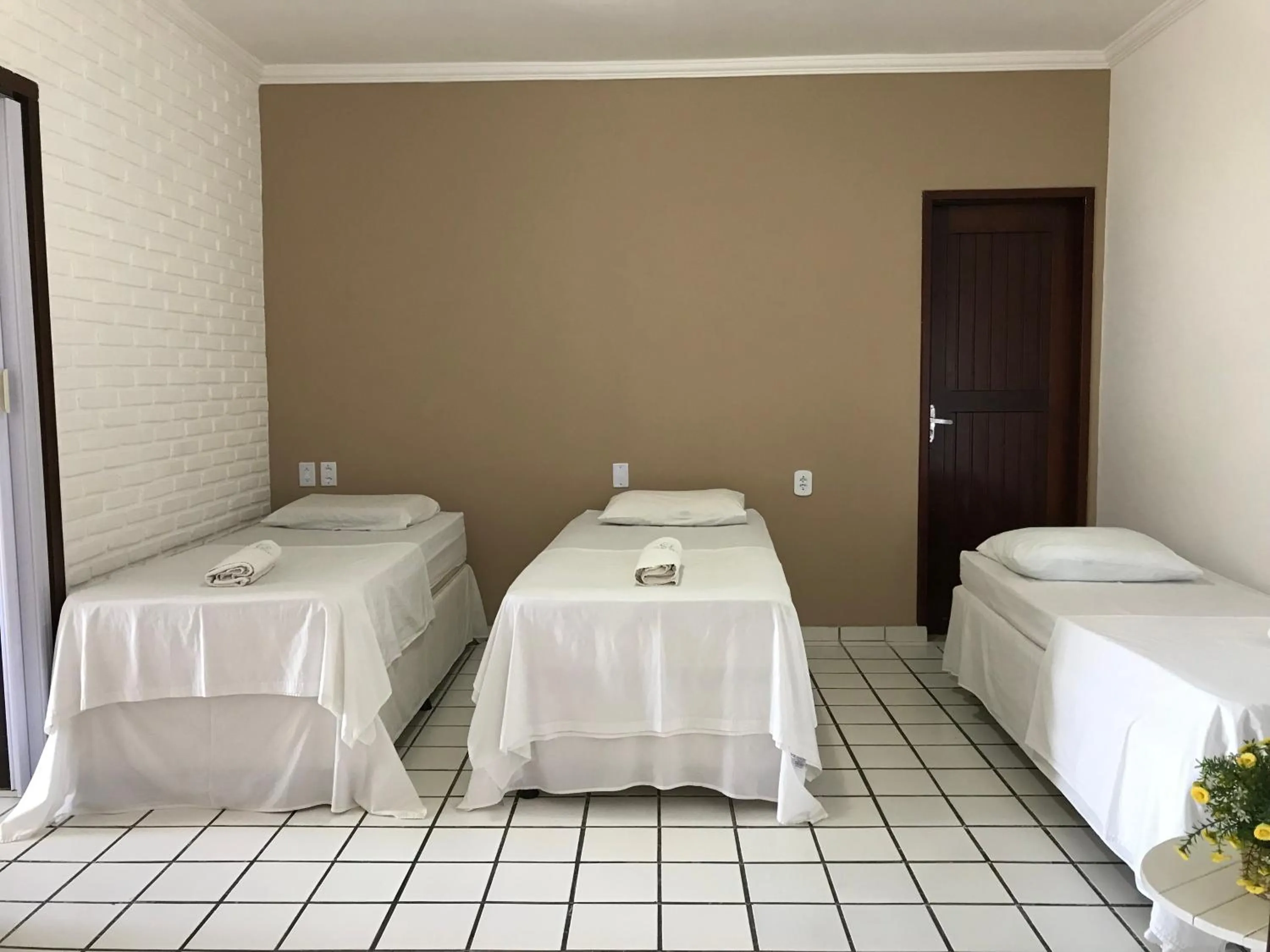 Bed in Pousada Verdes Mares