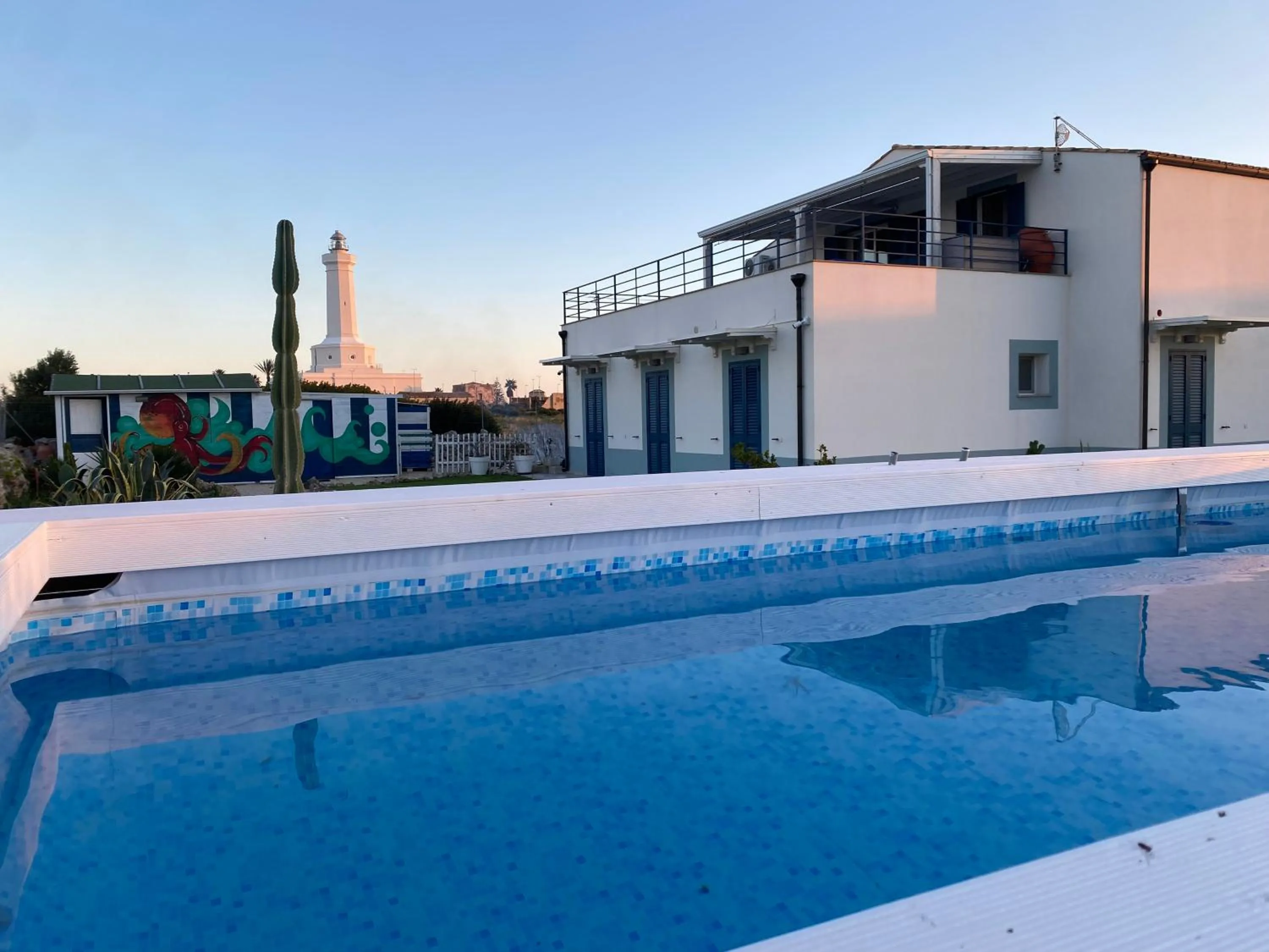 Swimming pool in B&B Casa del Faro SanVallero Adults Only