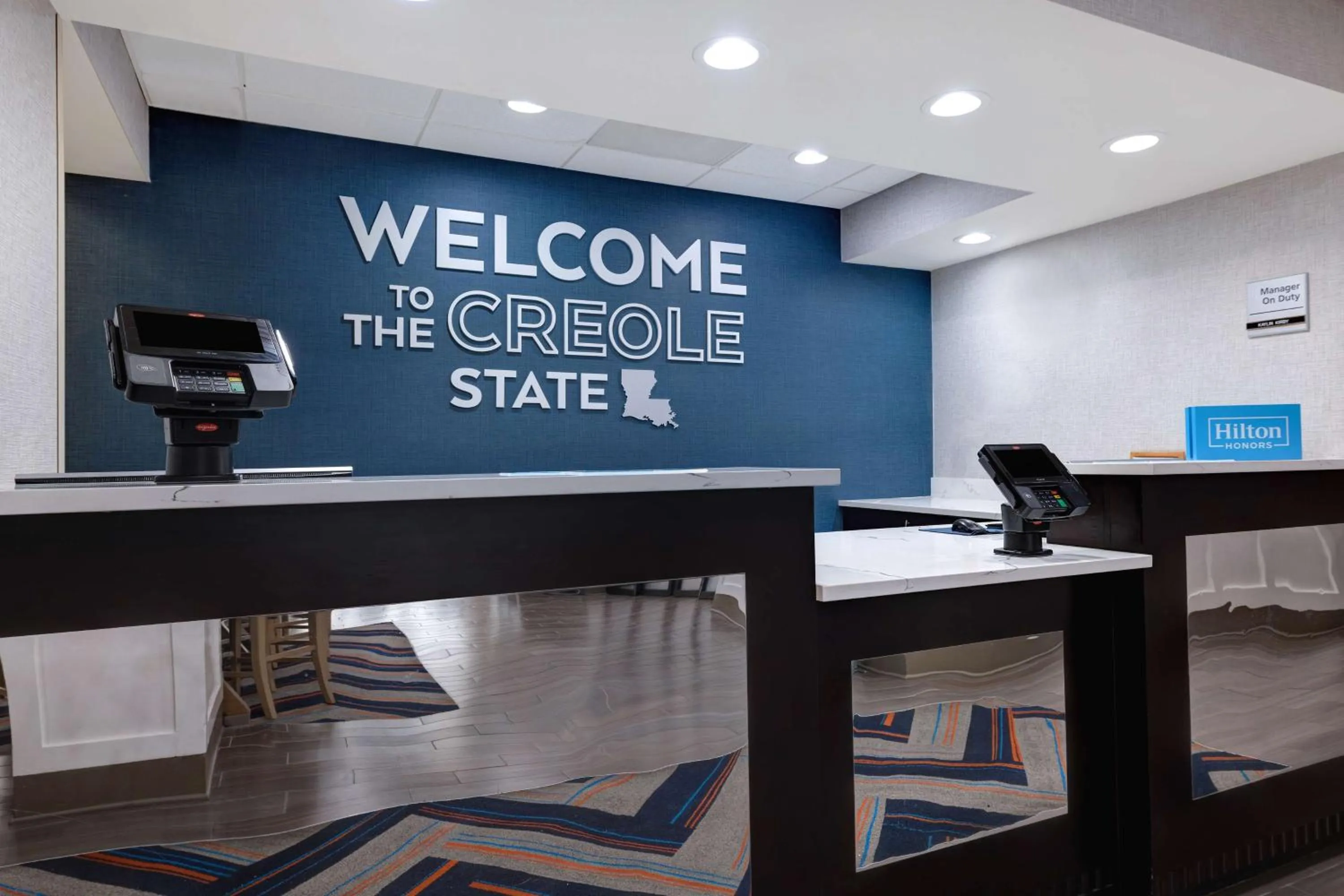 Lobby or reception in Hampton Inn Natchitoches