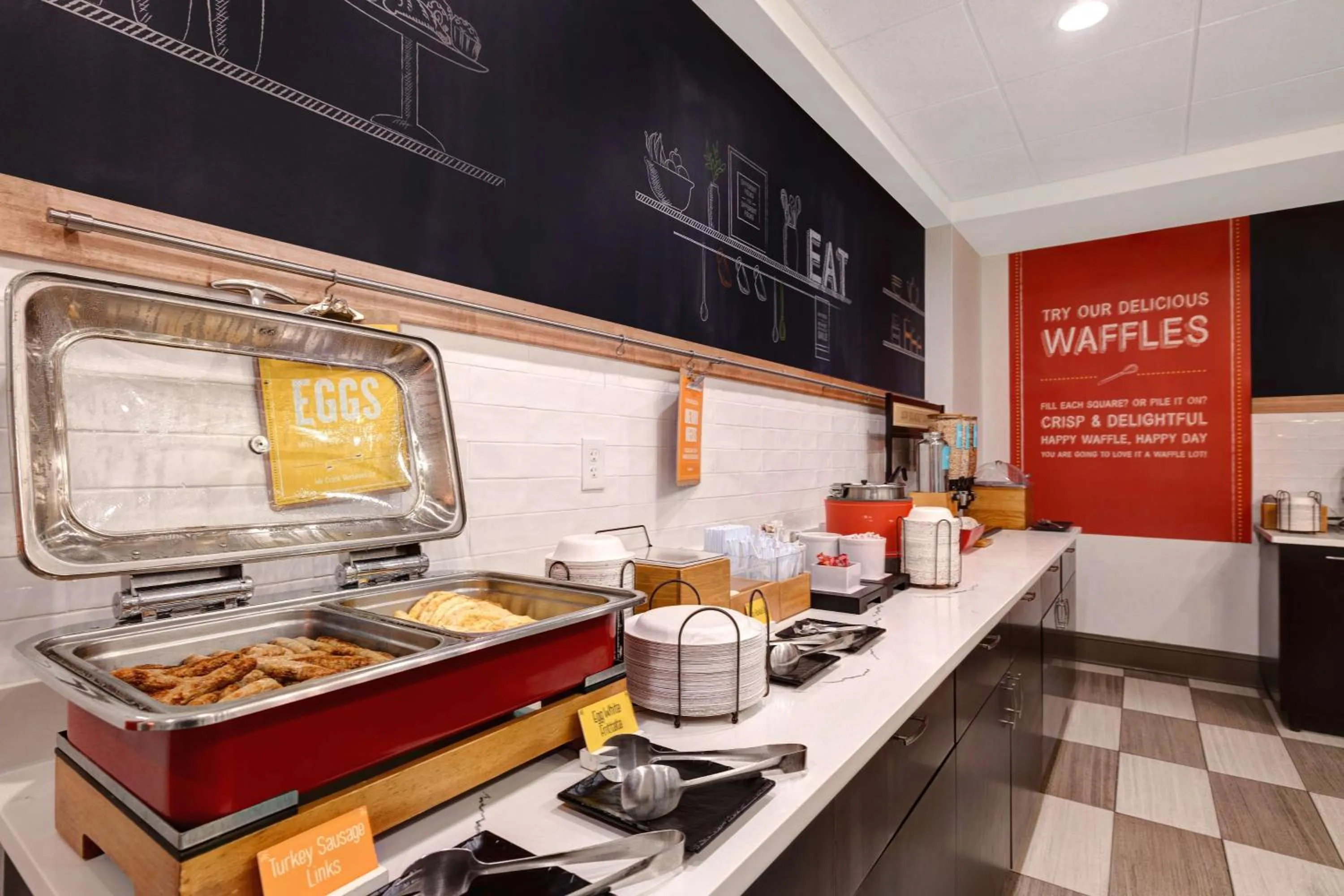 Breakfast in Hampton Inn Natchitoches