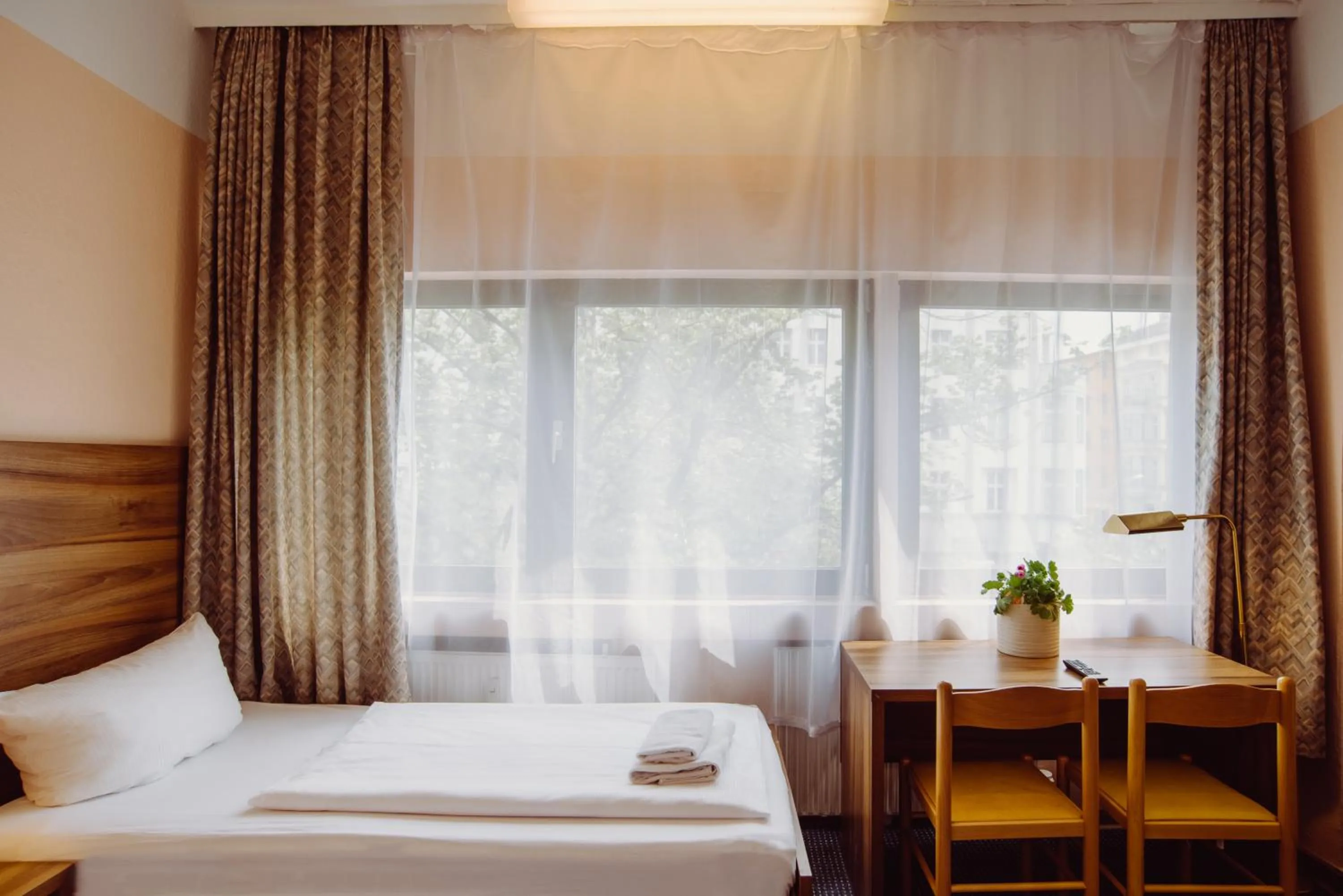 Bed in Alper Hotel am Potsdamer Platz