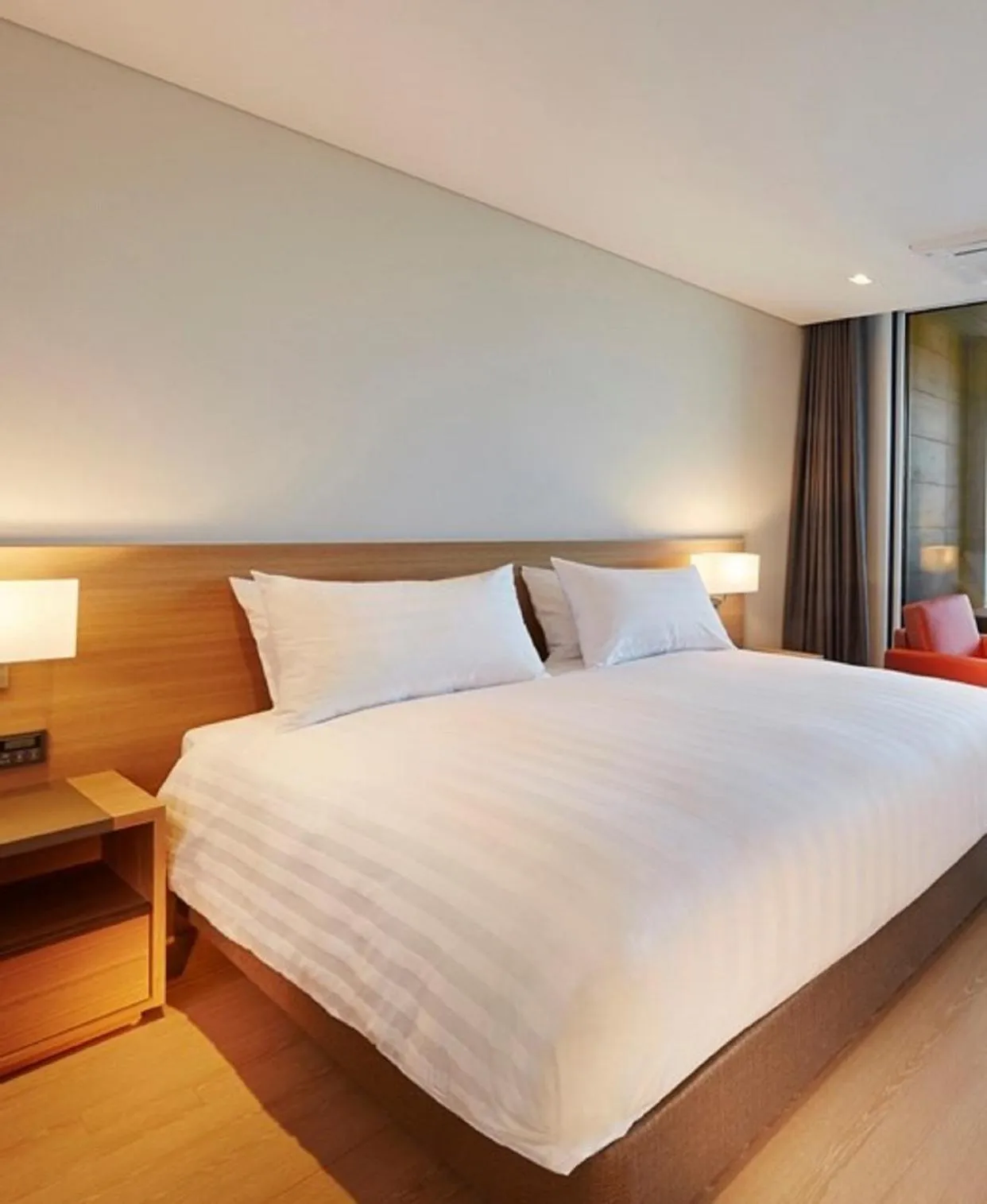 Bed in Skybay Hotel Gyeongpo