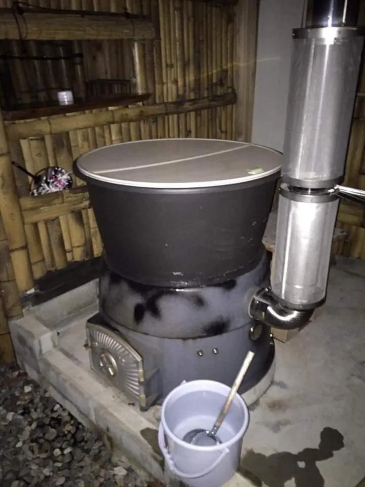 Open Air Bath in Guesthouse En