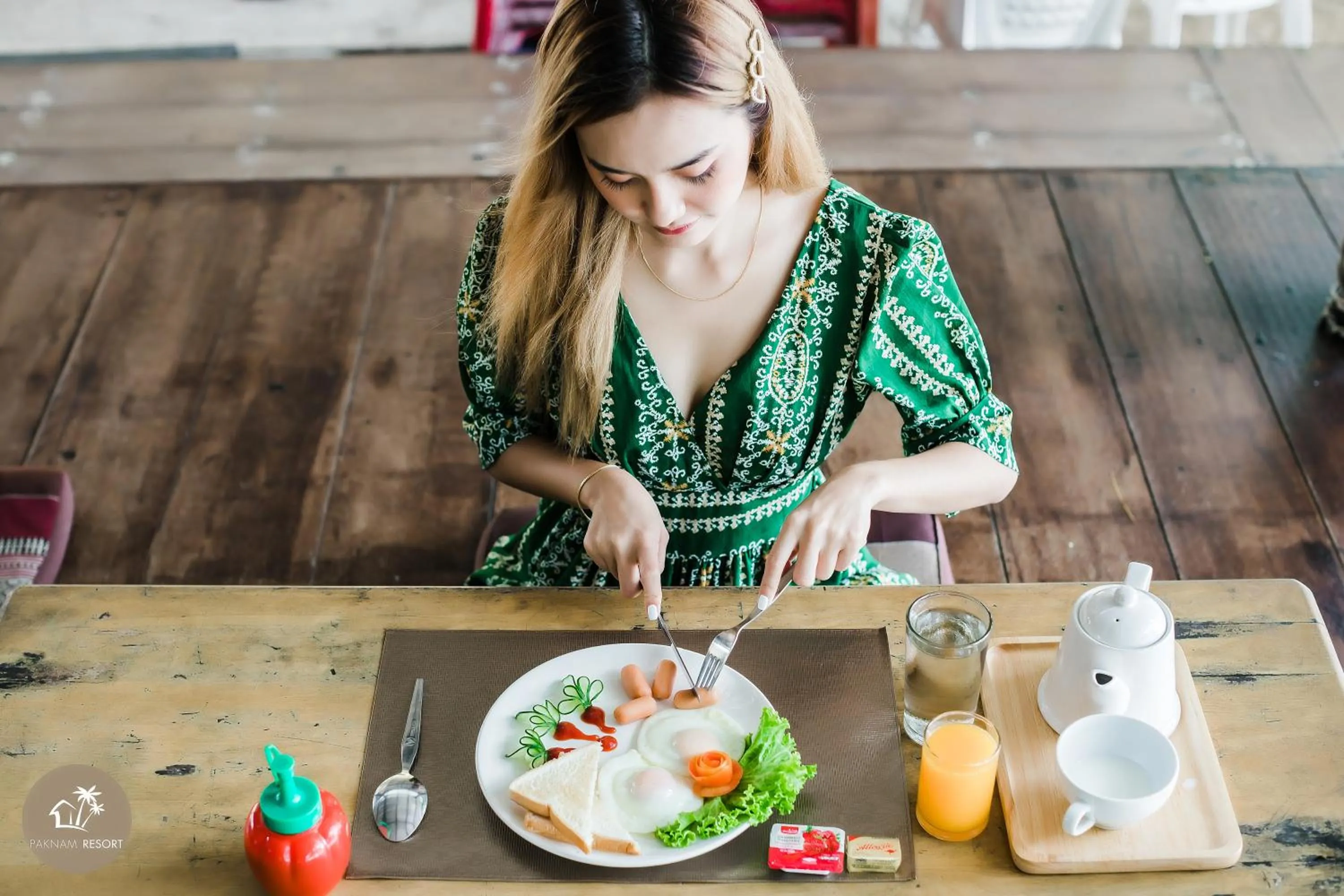 Breakfast in Pak Nam Resort