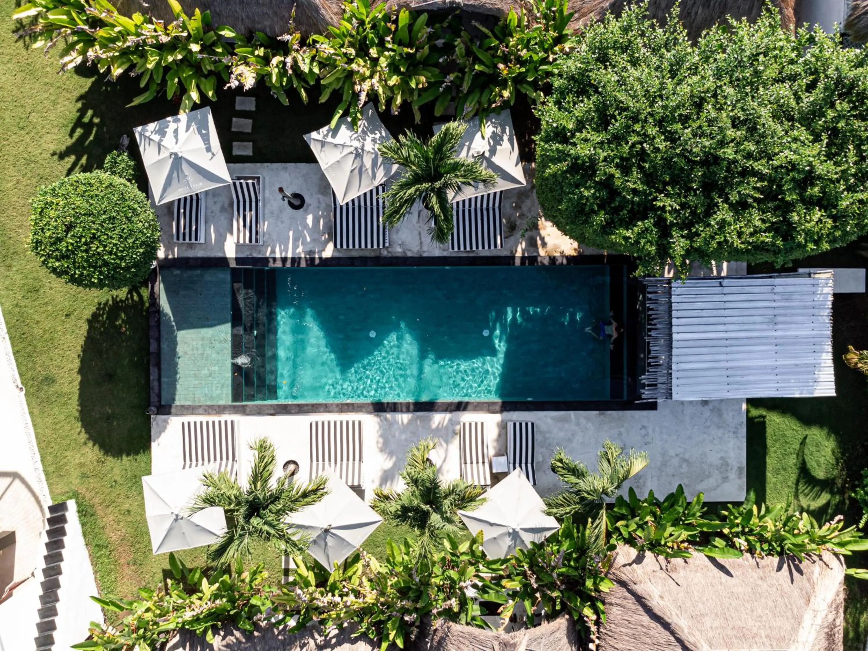 Pool view in White Palm Hotel Uluwatu Bali
