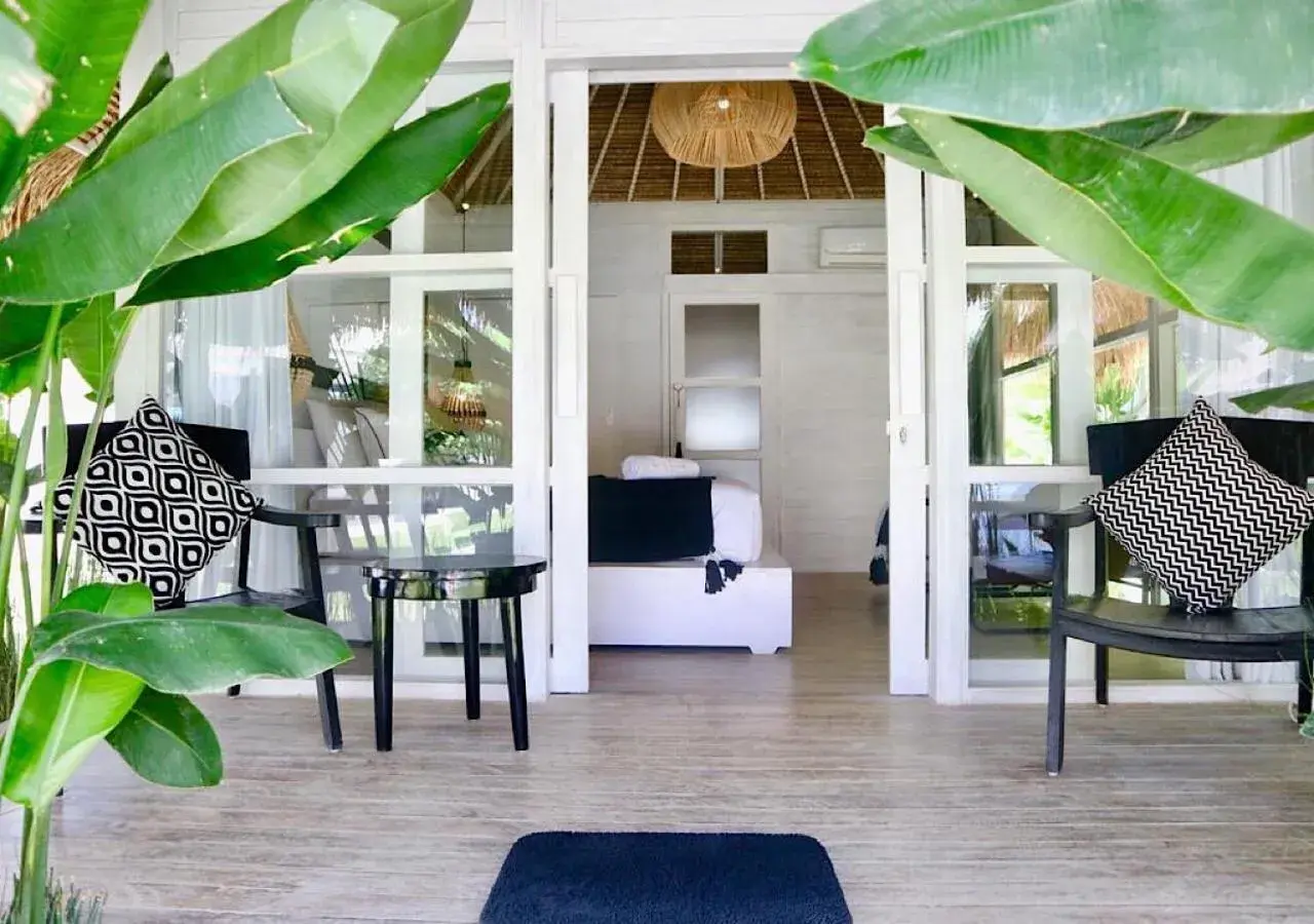 Double Room with Pool View in White Palm Hotel Bali Double Room with Pool View in White Palm Hotel Bali