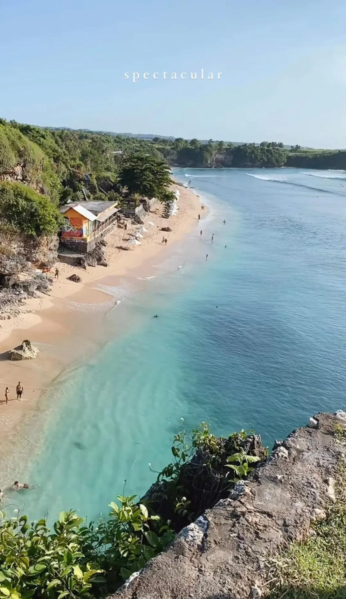 Beach in White Palm Hotel Uluwatu Bali