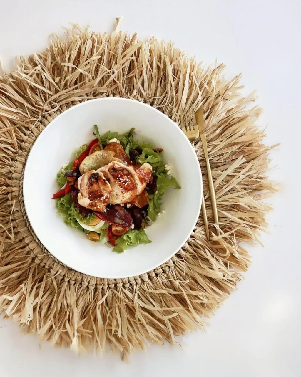 Food close-up in White Palm Hotel Uluwatu Bali