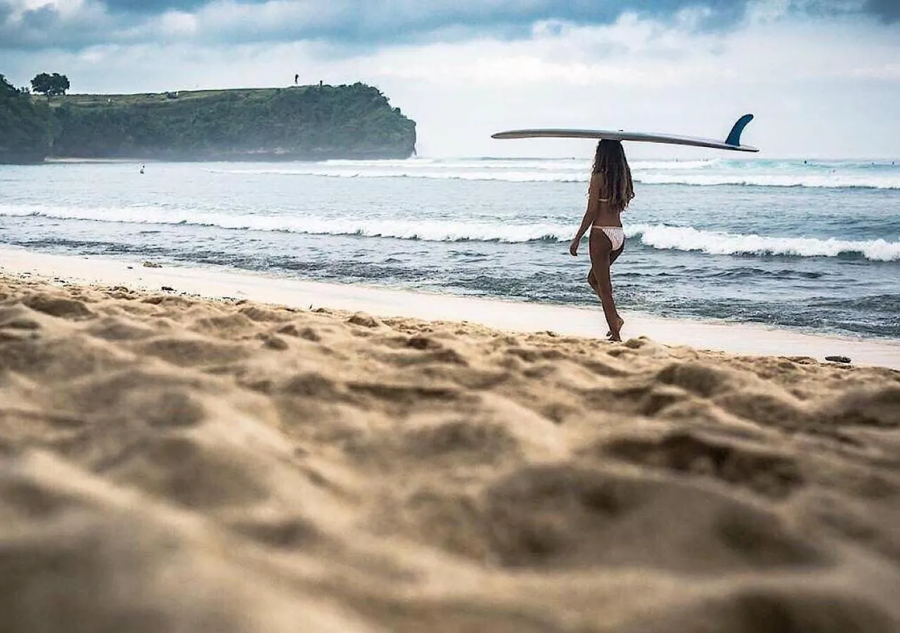 Beach in White Palm Hotel Uluwatu Bali
