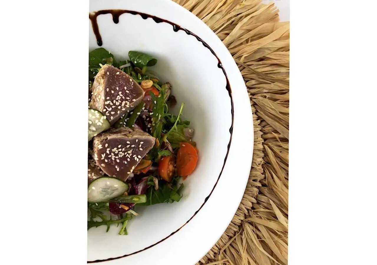 Food close-up in White Palm Hotel Uluwatu Bali