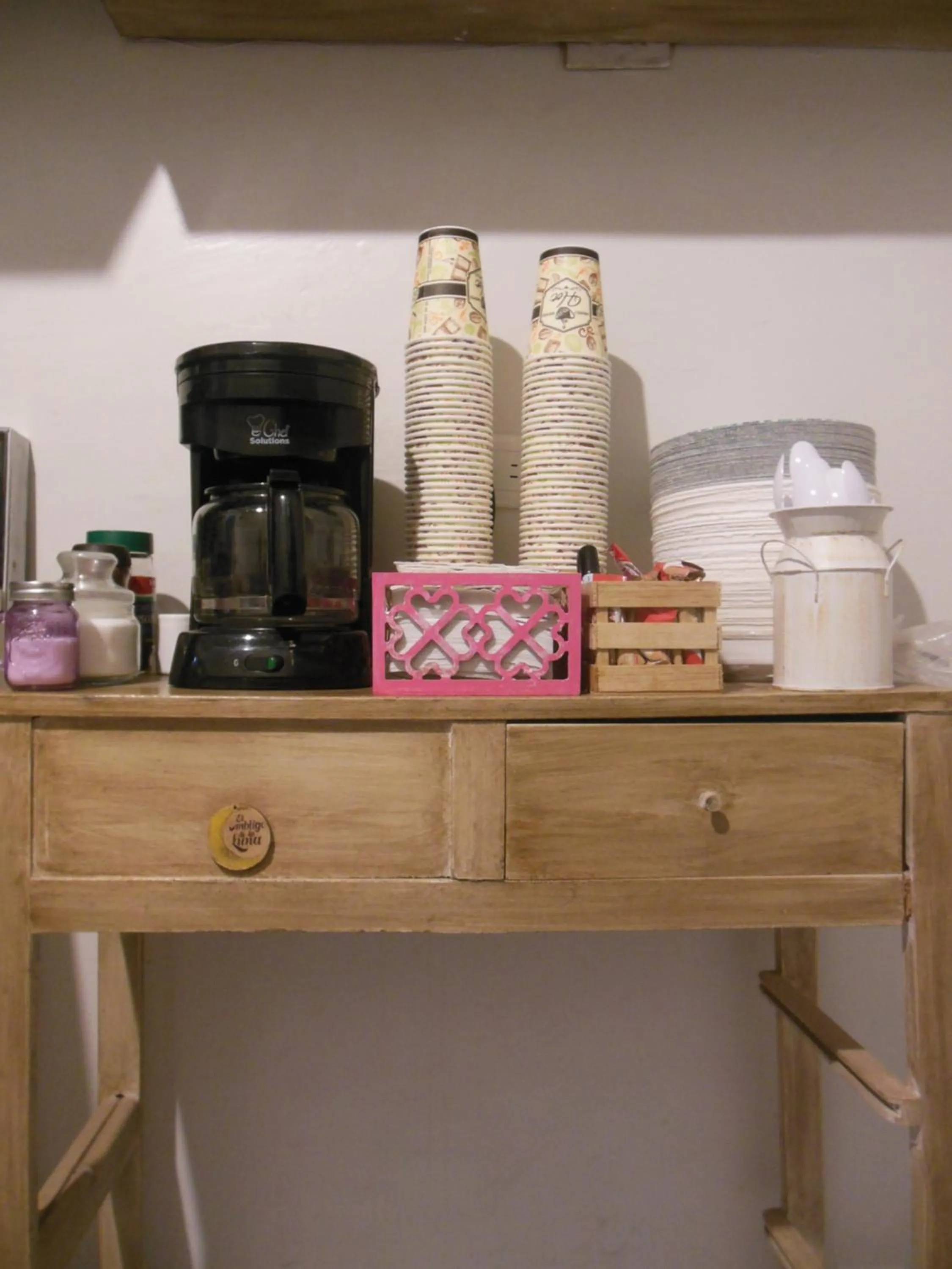 Communal kitchen in Casa El Ombligo de la Luna
