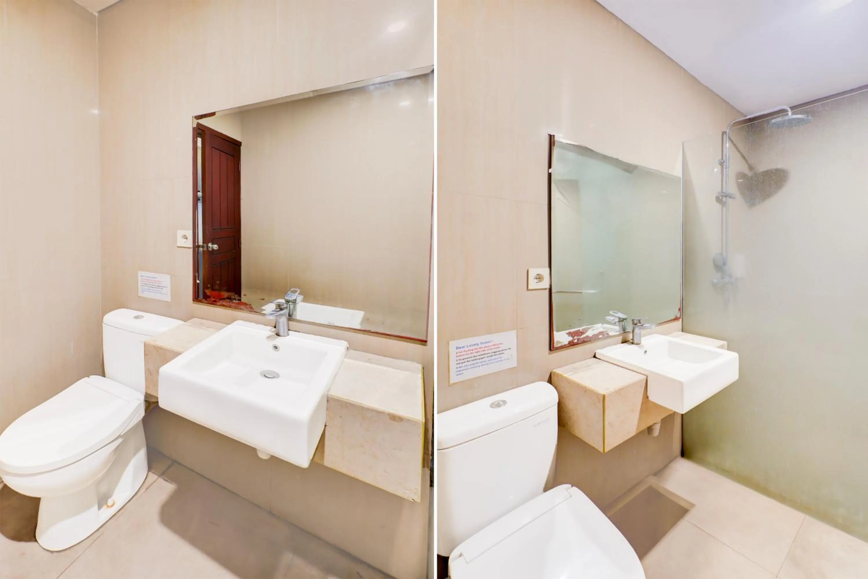 Bathroom in Collection O Bali near Sanur Beach formerly Akarsa Transit