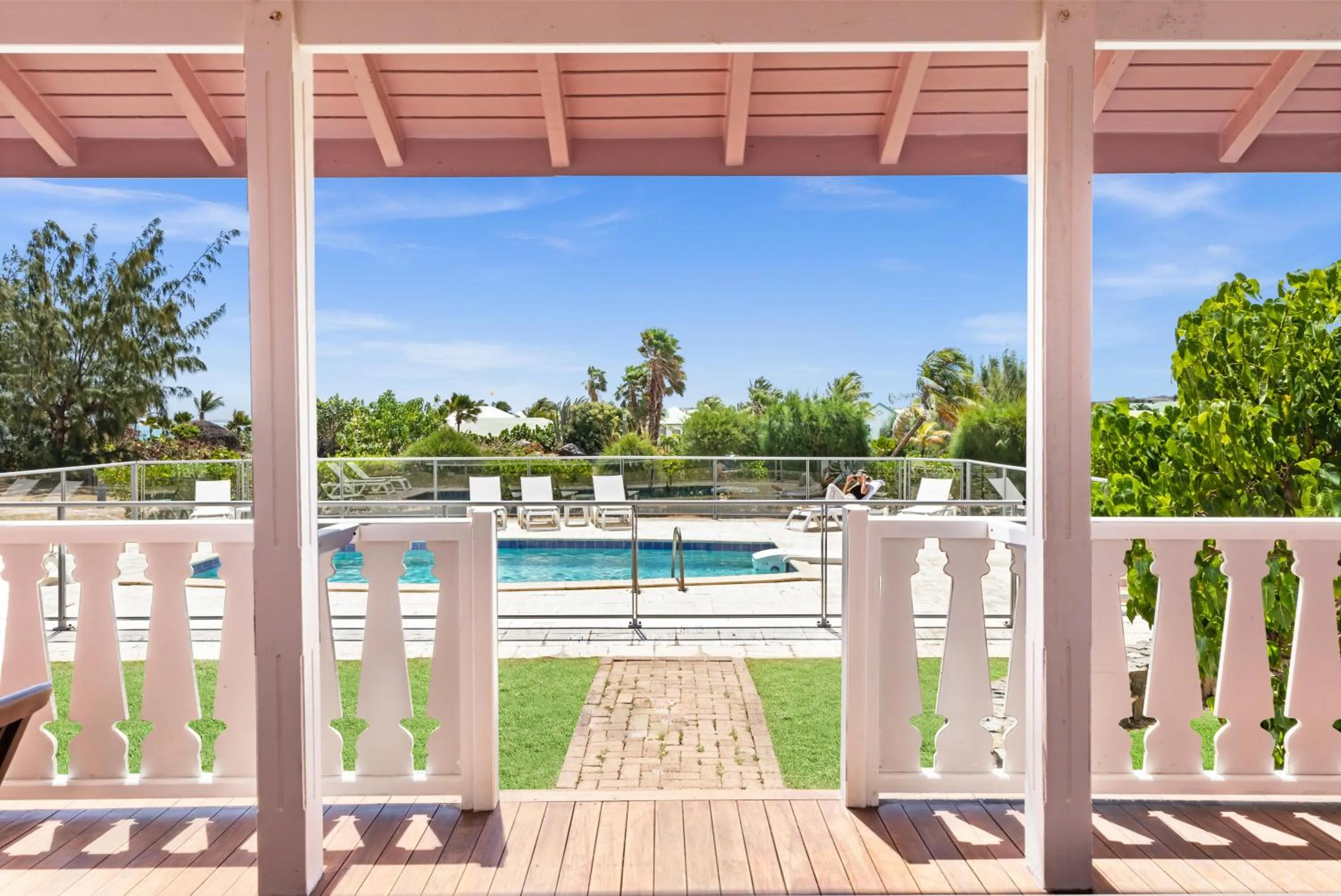 Patio in Esmeralda Resort - Orient Bay