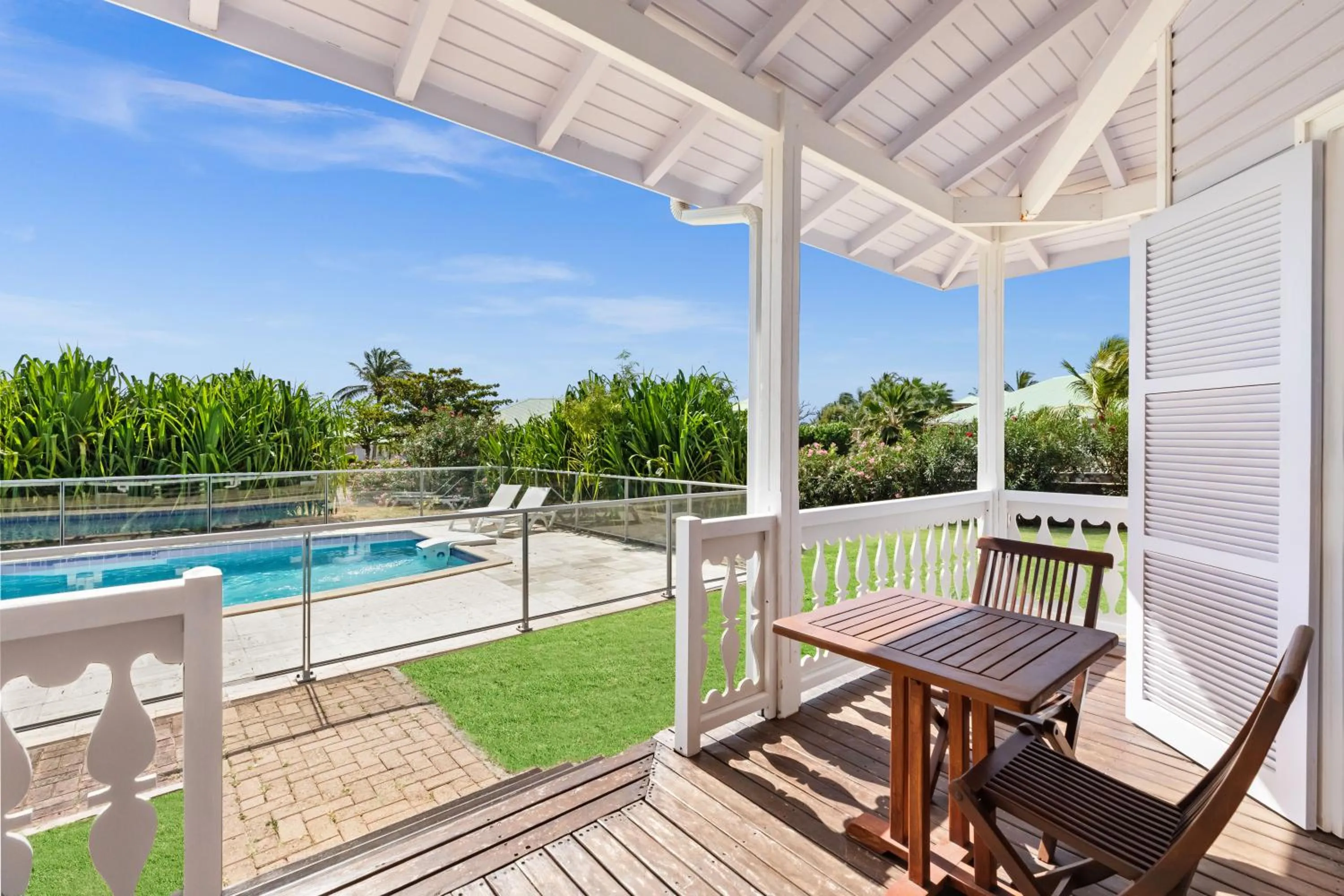 Patio in Esmeralda Resort - Orient Bay