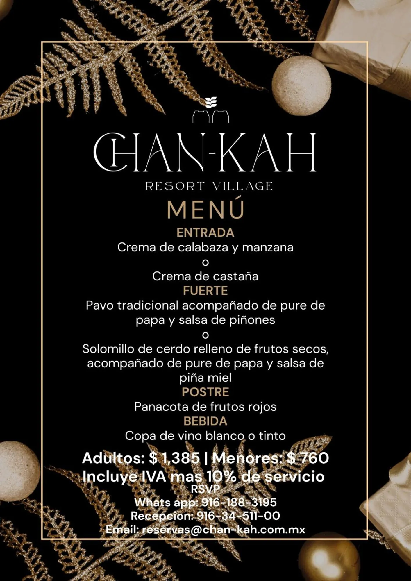 Restaurant/places to eat in Chan-Kah Resort Village