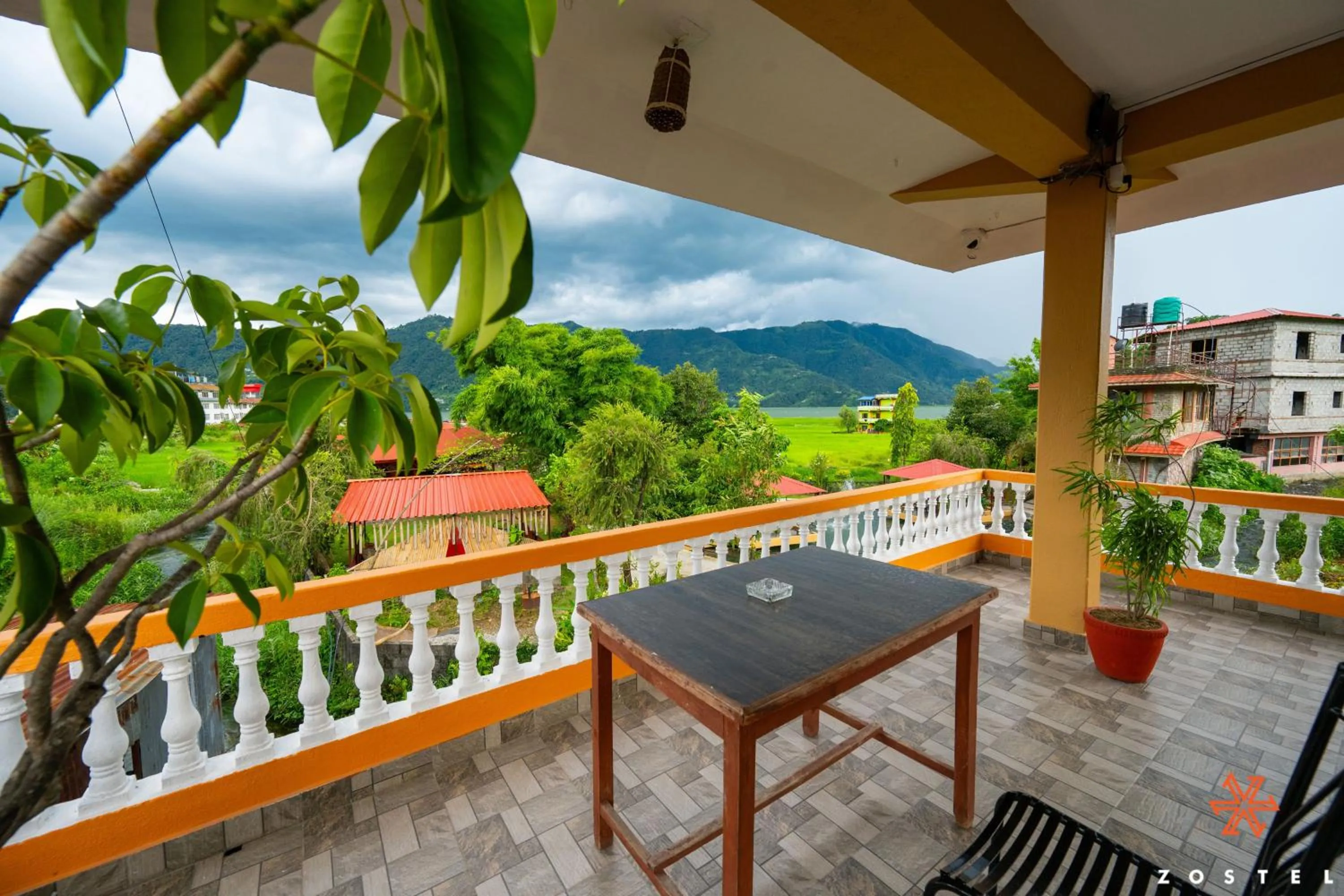 Balcony/Terrace in Zostel Pokhara