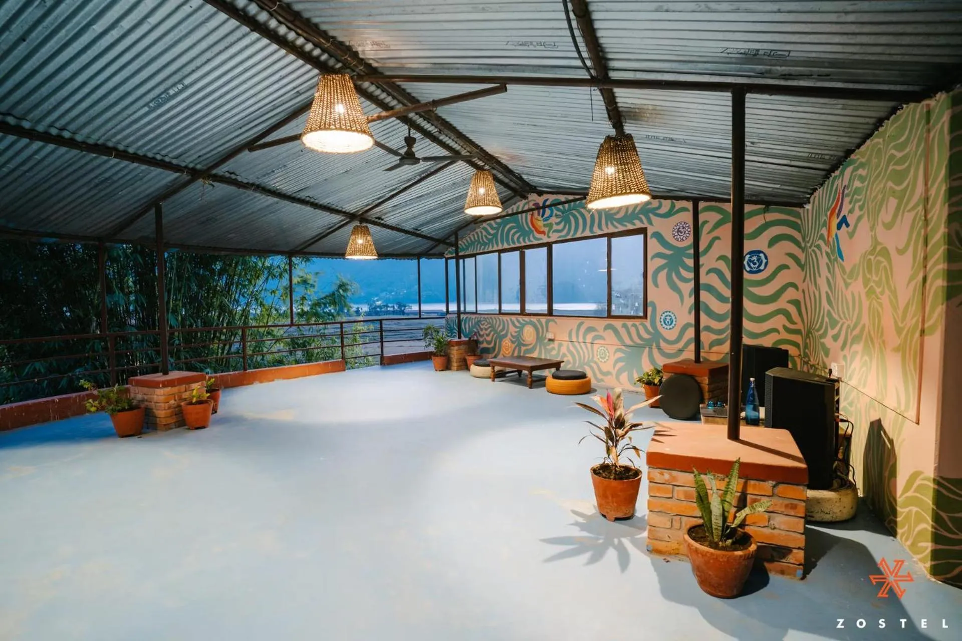 Property building in Zostel Pokhara